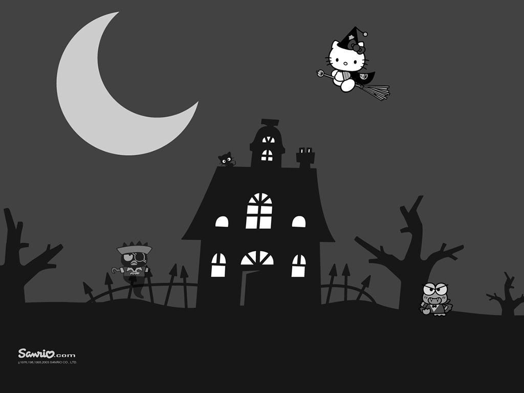 Black Hello Kitty Wallpaper Free Black Hello Kitty Background