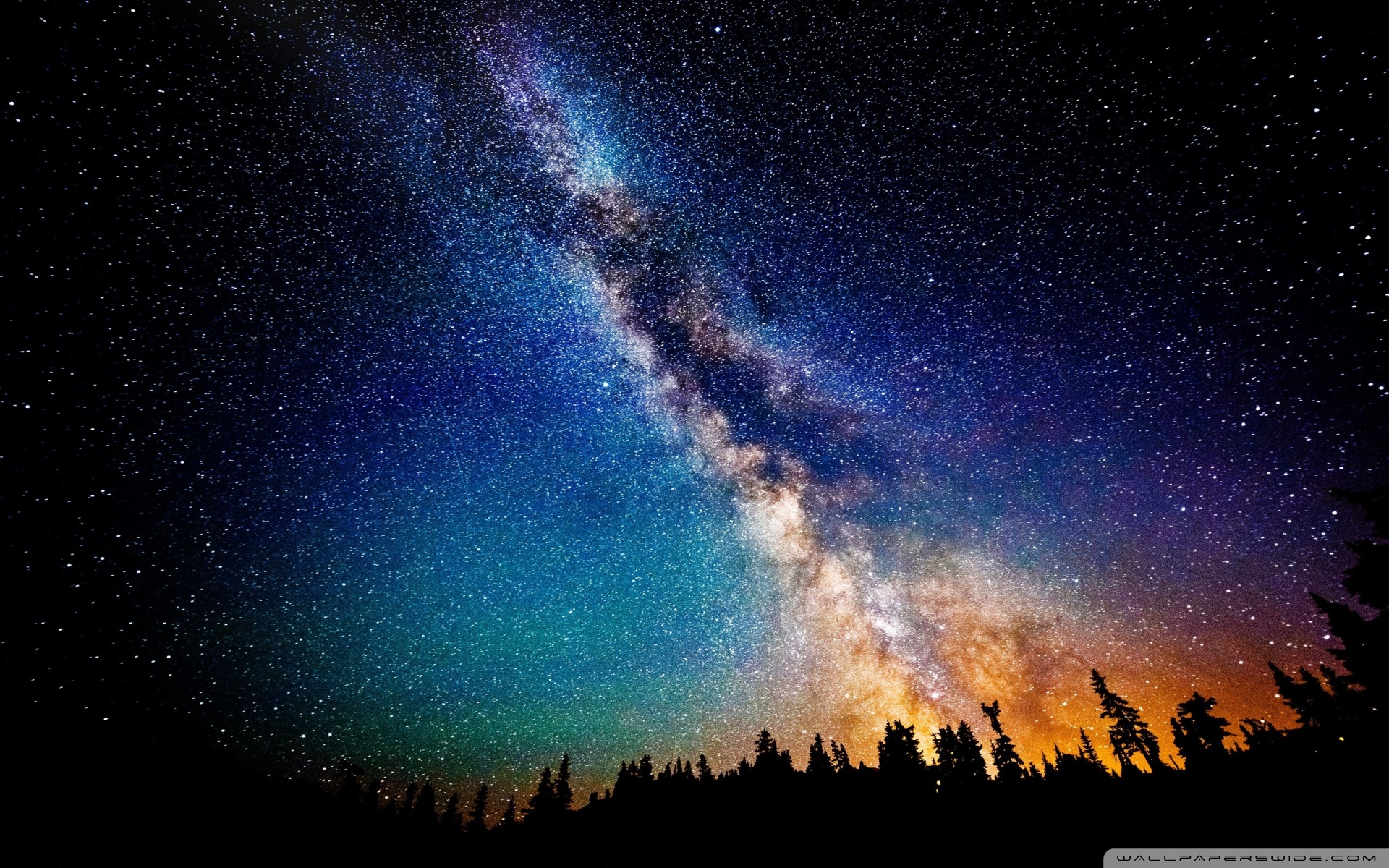 Night Sky Ultra HD Desktop Background Wallpaper for 4K UHD TV, Tablet