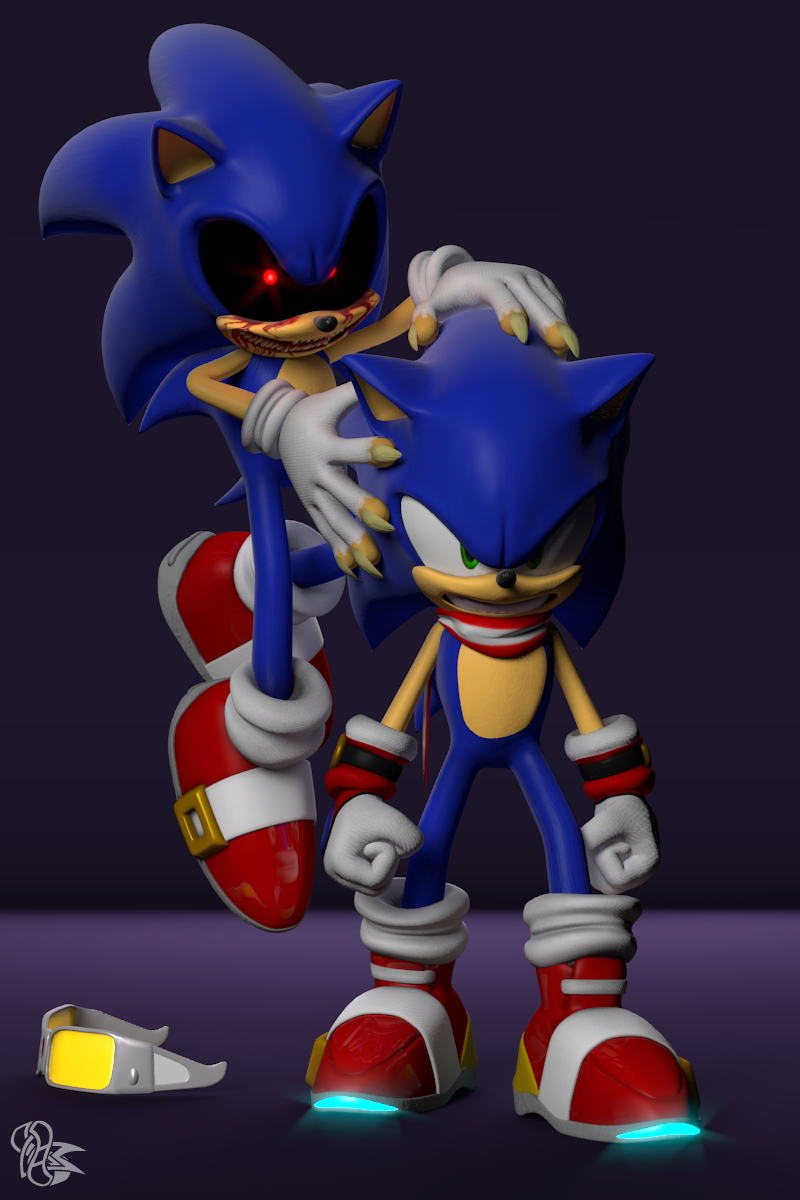 sonic exe vs sonic. Sonic, Sonic funny, Sonic fan art