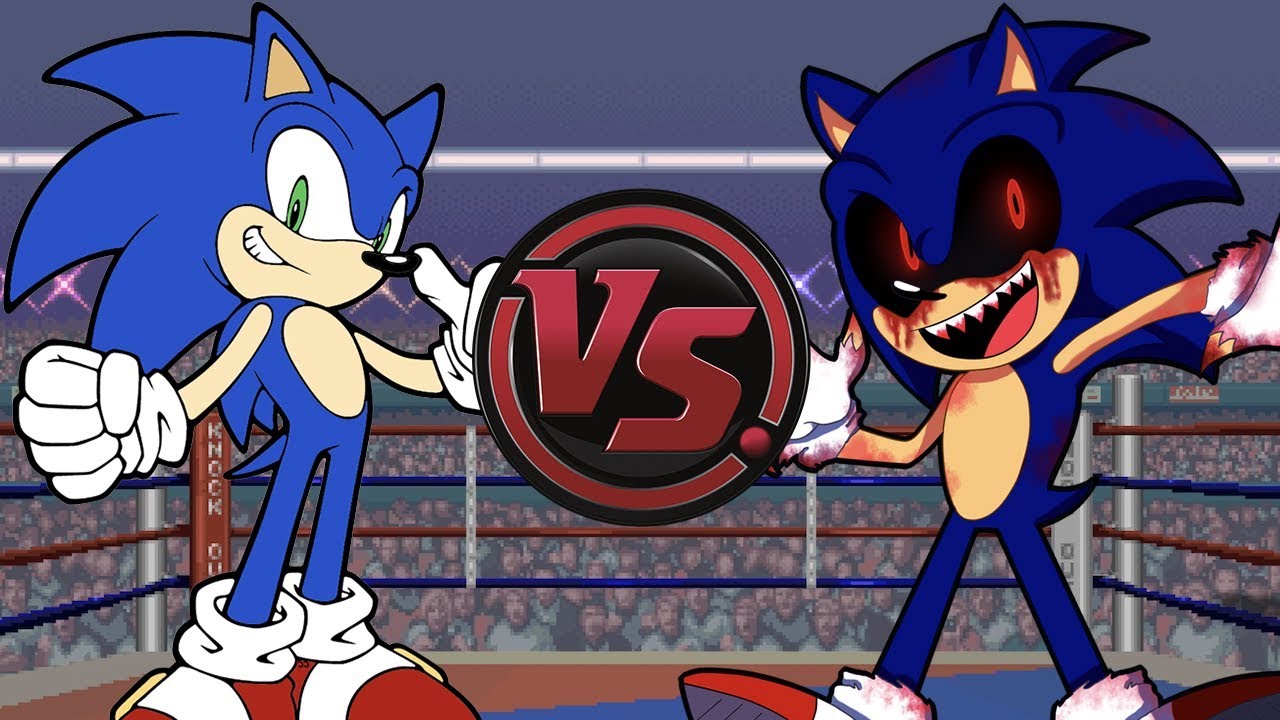 SONIC vs SONIC.EXE! (Sonic The Hedgehog Cartoon Rap Battle). CARTOON RAP ATTACK!