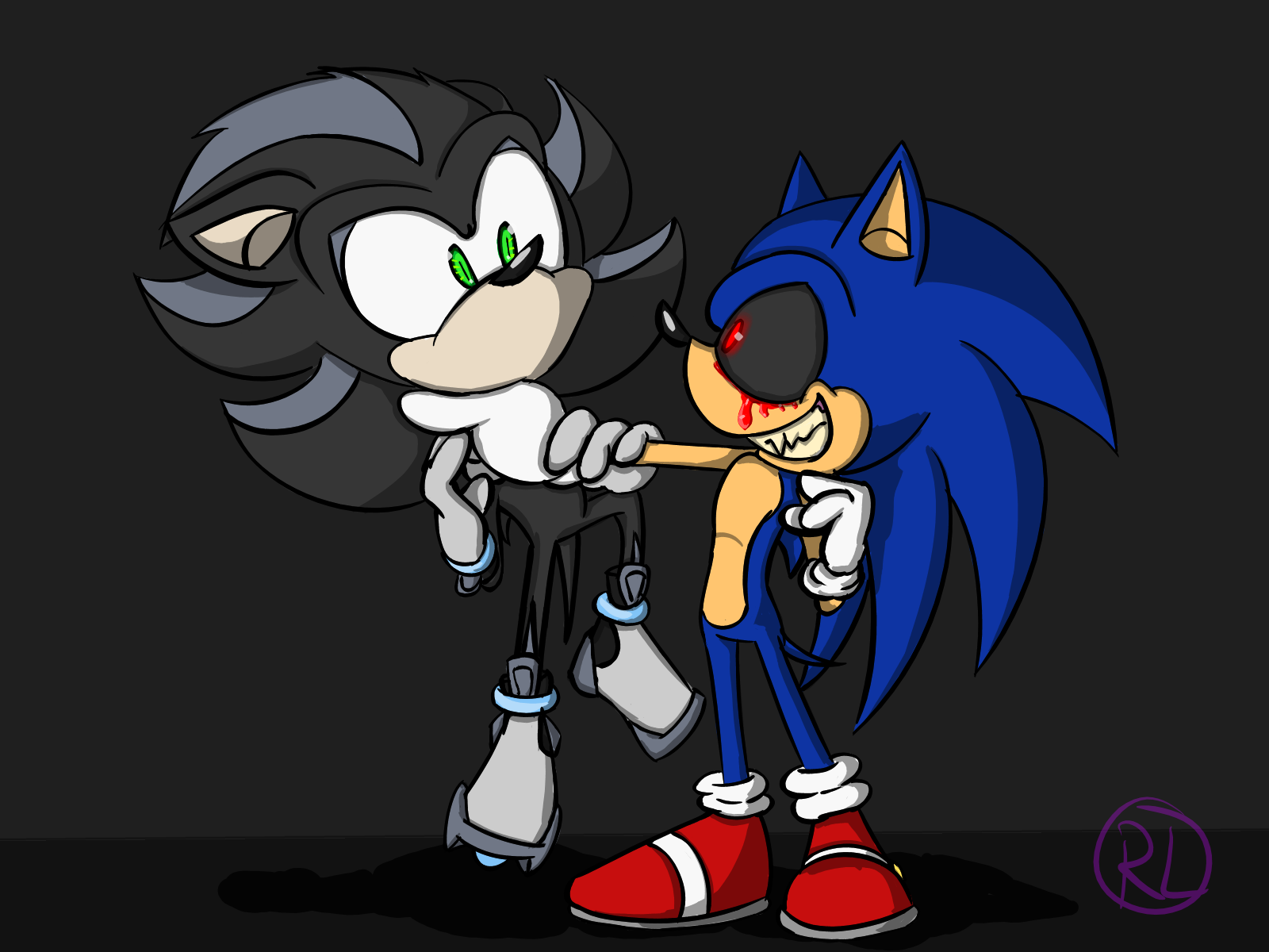 Sonic.EXE Vs Mephiles