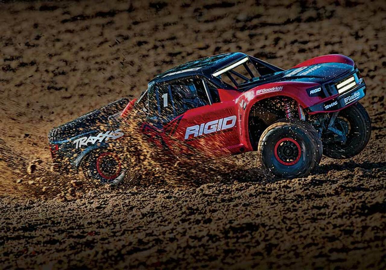 Traxxas Unlimited Desert Racer 4WD Brushless RTR RC Truck W LED Lights Factory Installed. Traxxas 85086 4