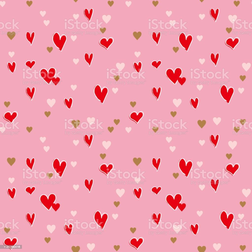 Heart Wallpaper Material Stock Illustration Image Now