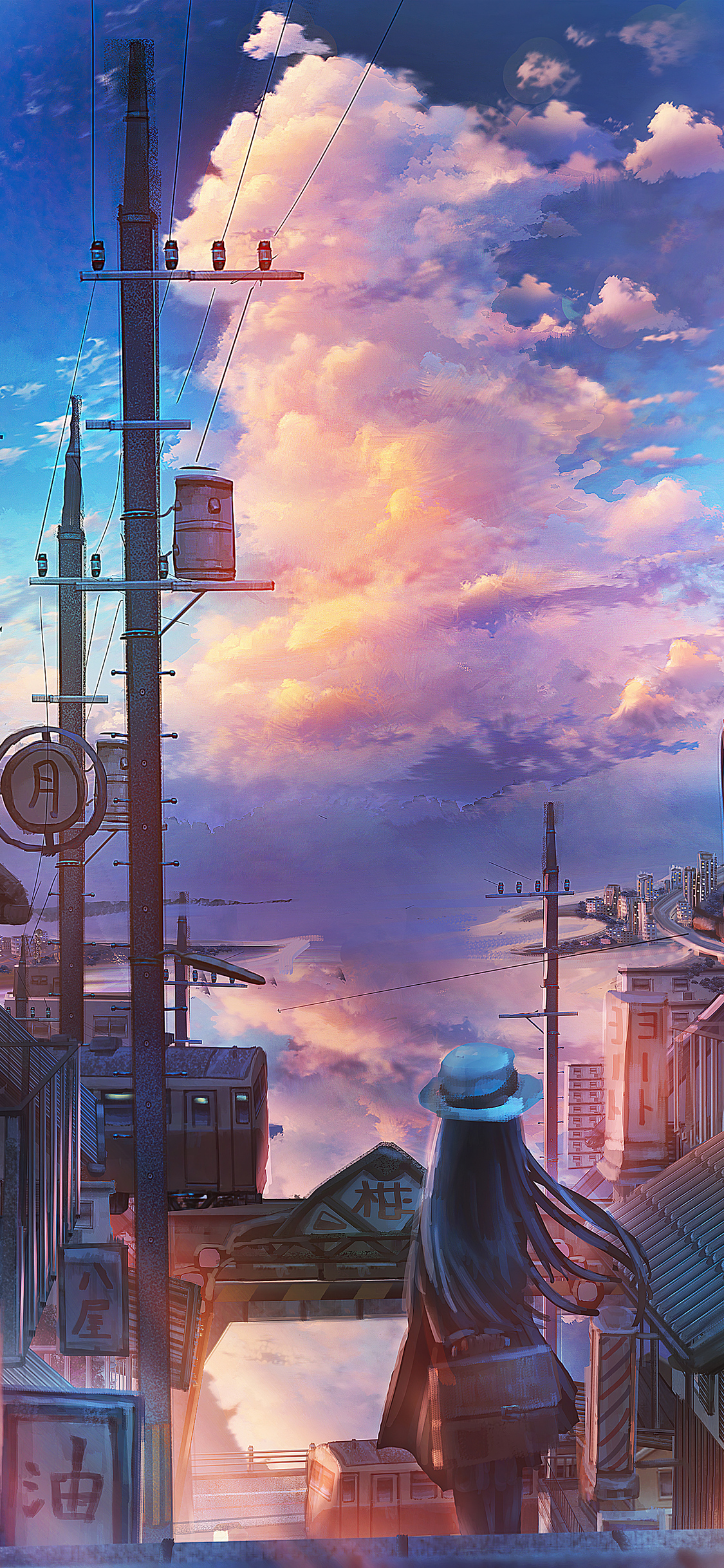 Girl In Nostalgic City iPhone XS, iPhone 10, iPhone X HD 4k Wallpaper, Image, Background, Photo and Picture