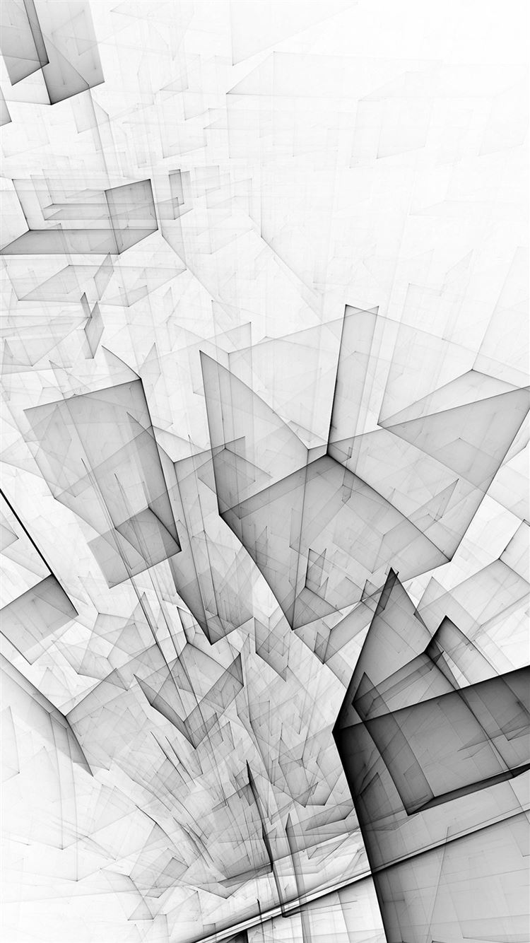 Abstract Bw White Cube Pattern iPhone 8 Wallpaper Free Download