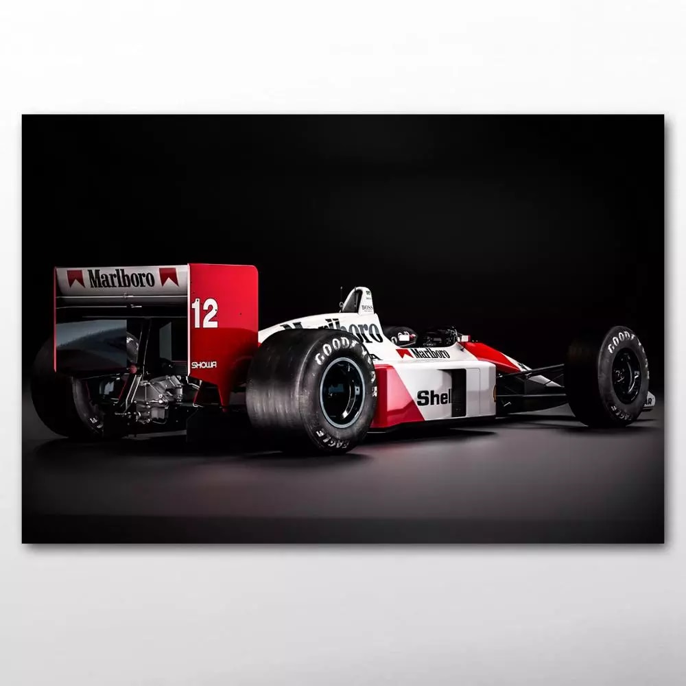 Mclaren Honda Mp4 4 Classic Formula 1 Racing Sport Posters And Prints Wall Art Canvas Paintings For Living Room Decor & Calligraphy