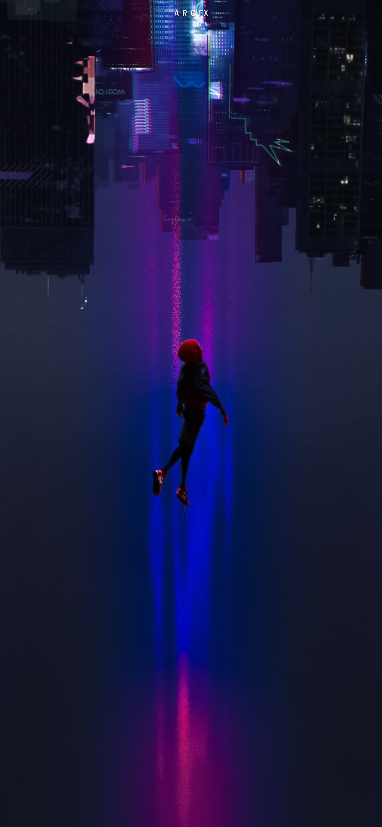 Best Spider man into the spider verse iPhone HD Wallpaper