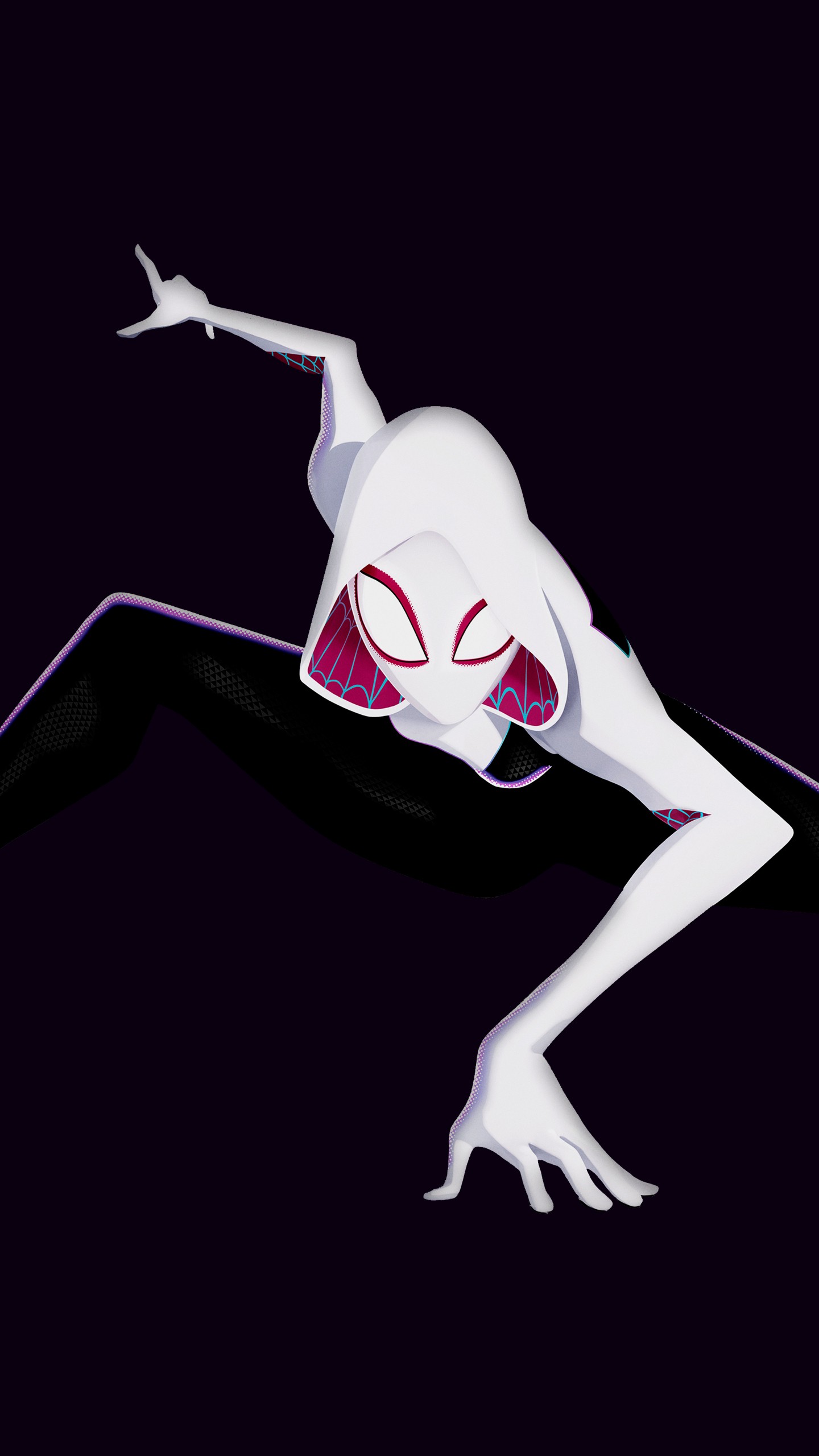 Spider Gwen In Spider Man Into The Spider Verse 4K 5K Wallpaper