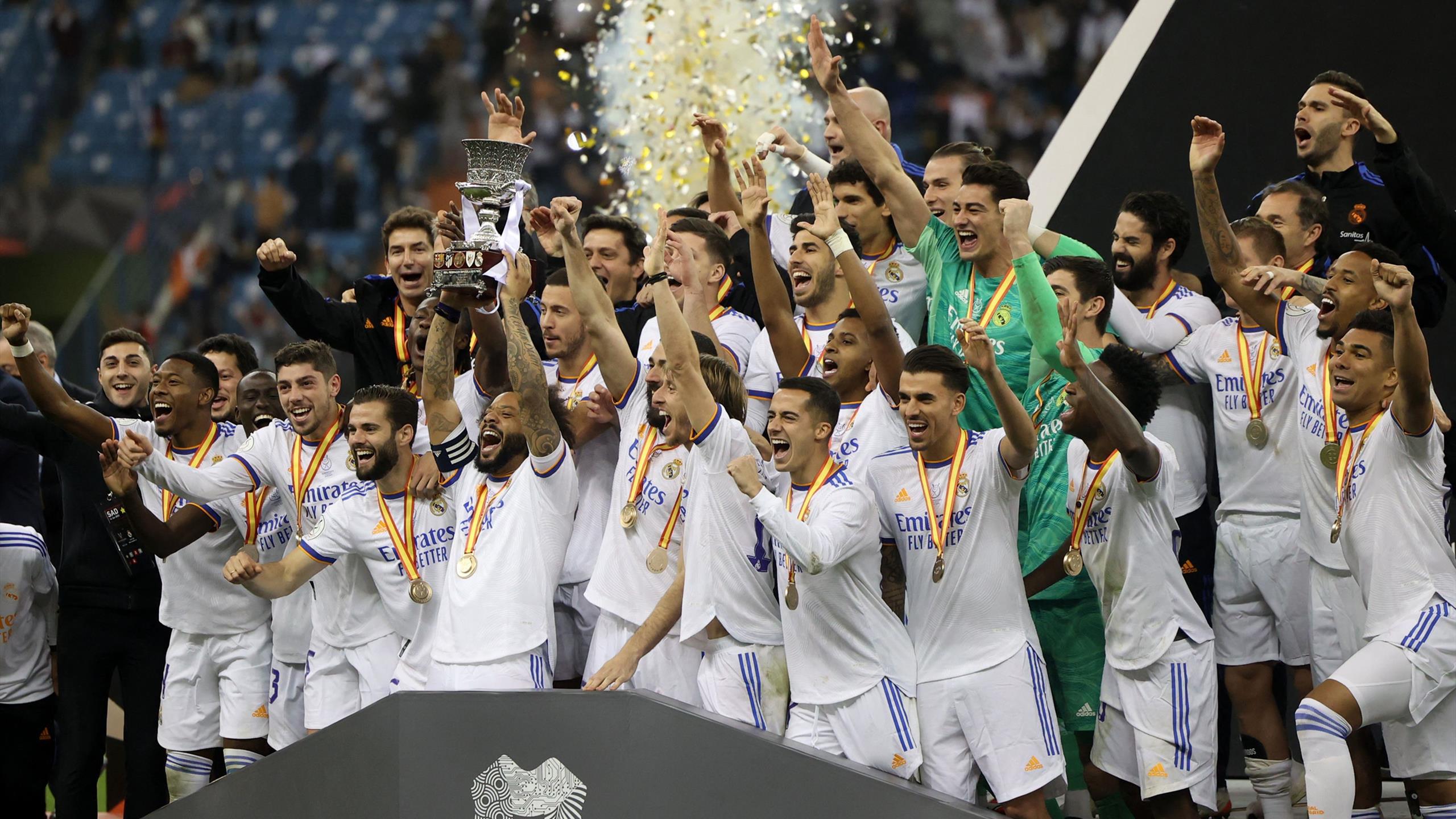 Karim Benzema, Luka Modric strike as Real Madrid beat Athletic Club to win Spanish Super Cup