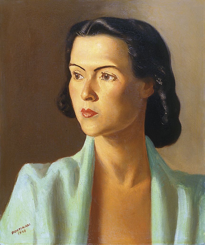 Portrait Of A Woman, 1948 By Candido Portinari (Brazilian 1903 1962). Candido Portinari, Candido, Pintoras Brasileiras
