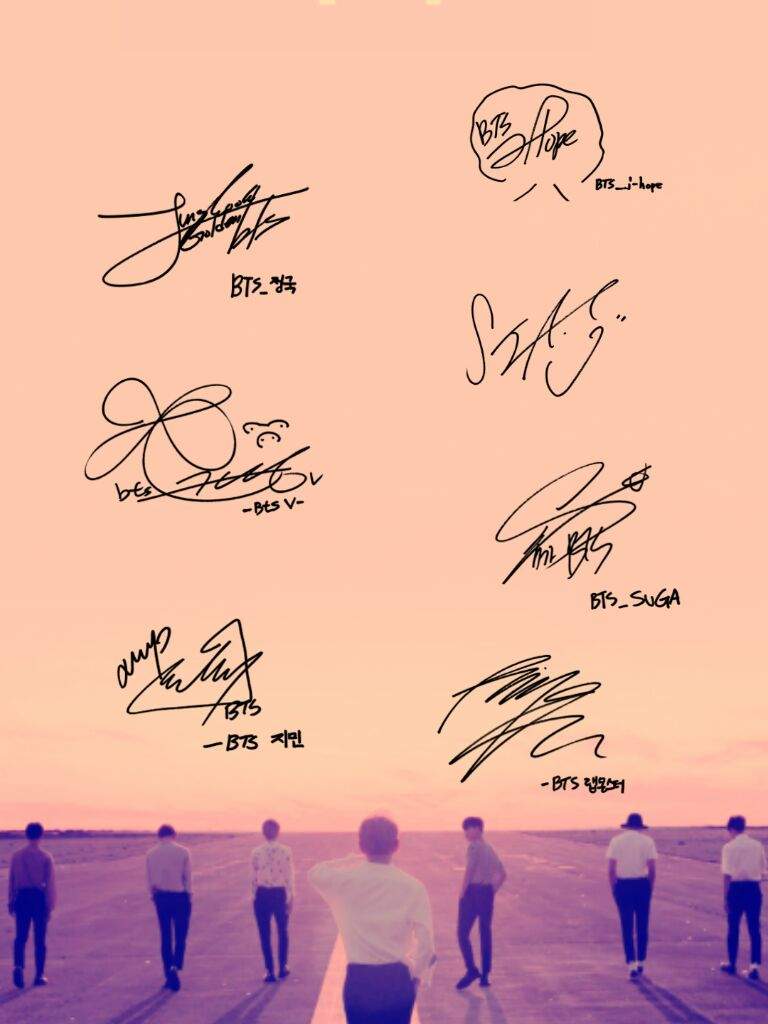 BTS Autograph Wallpapers - Wallpaper Cave