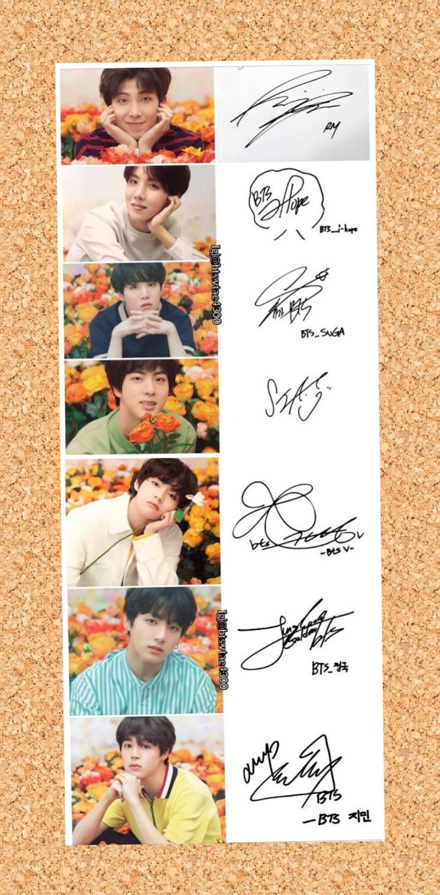 BTS Autograph Wallpapers - Wallpaper Cave