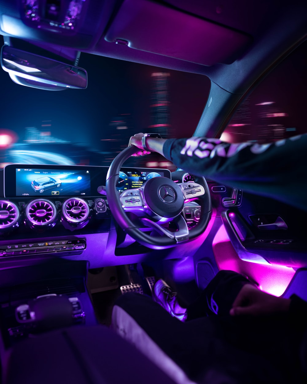 Purple Car Picture. Download Free Image