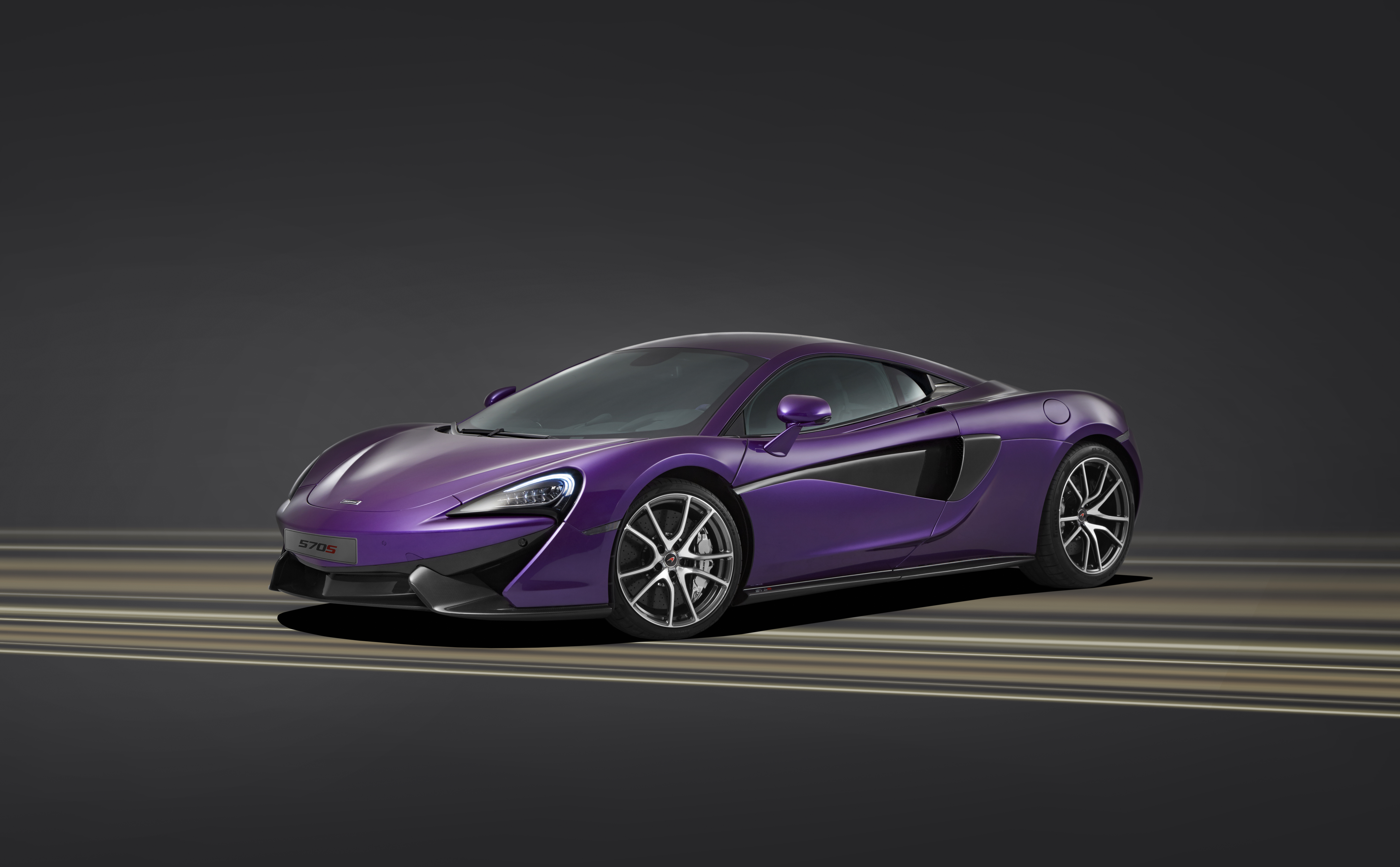 There is nothing more purple than McLaren's 'Mauvine Blue' 570S supercar
