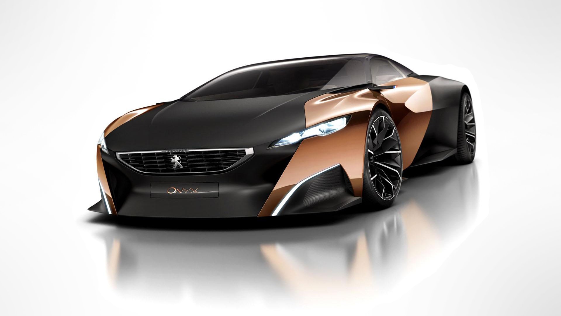Peugeot Onyx Concept, Car, Vehicle, Concept cars, Simple background Wallpaper HD / Desktop and Mobile Background