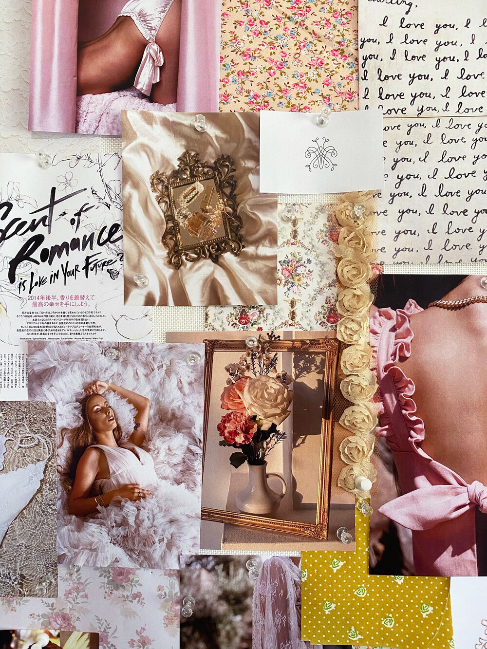 February moodboard: Summer romance