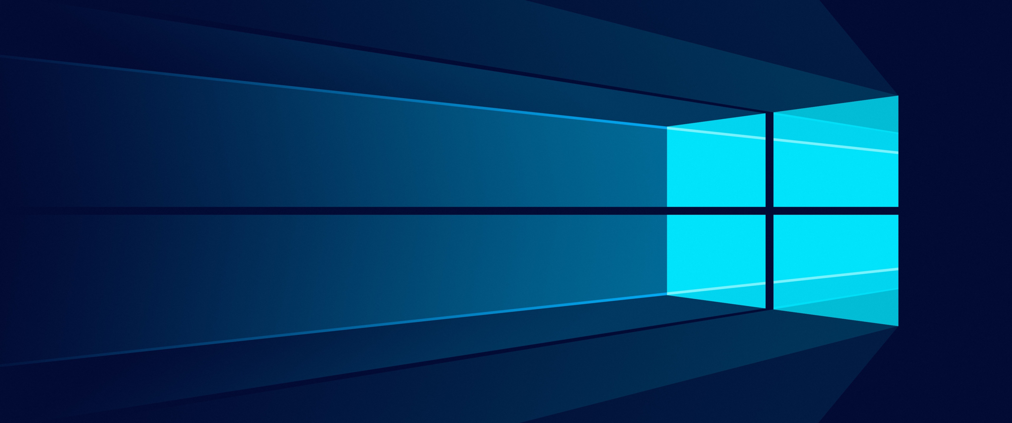 Windows 10 Wallpaper 4K, Microsoft Windows, Minimalist, Blue background, Technology