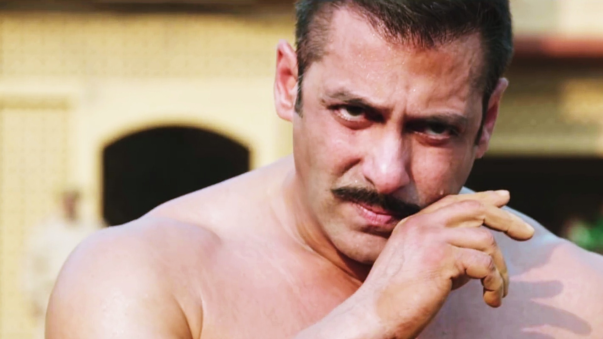 Salman Khan In Sultan Mustache Wallpaper 00129
