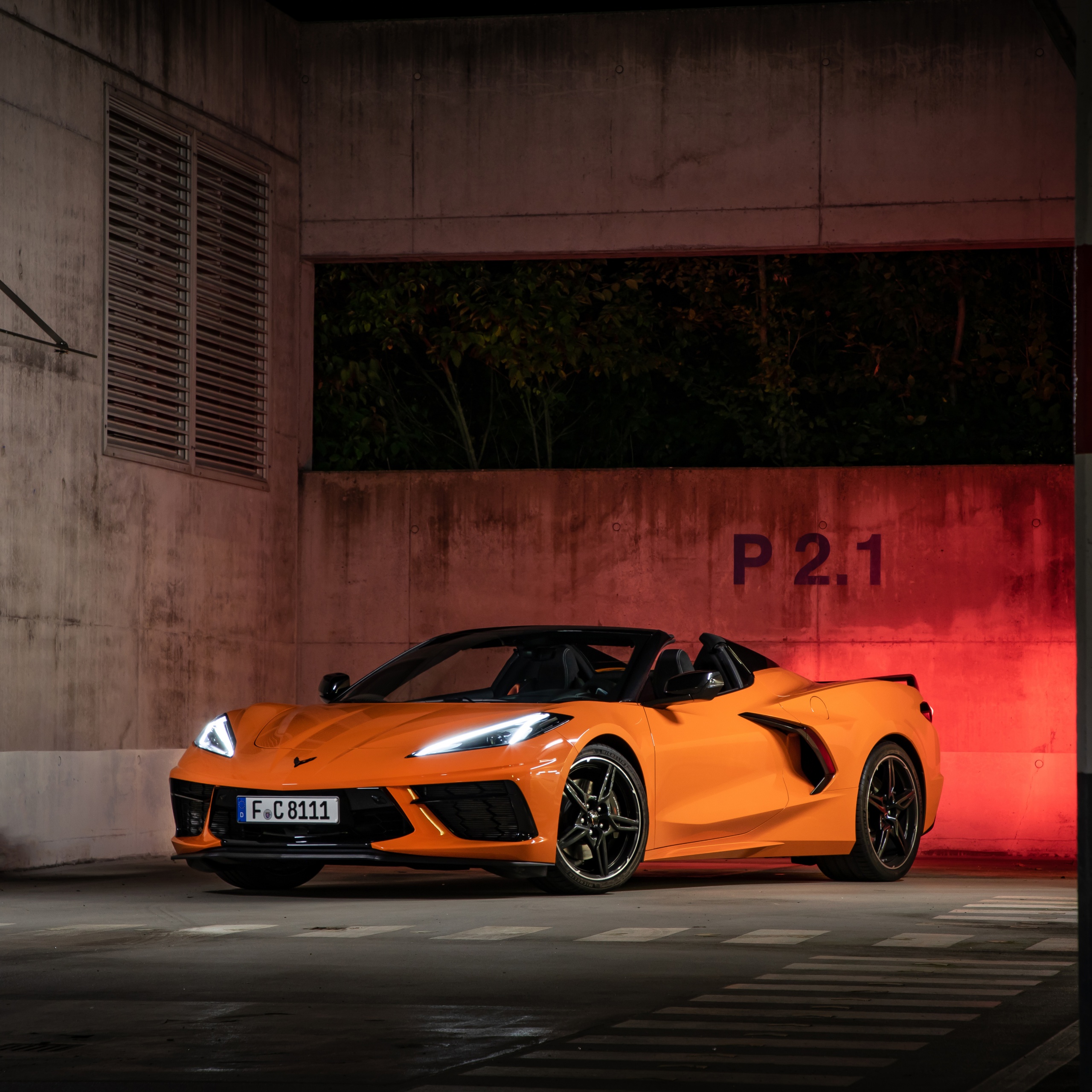 Chevrolet Corvette Stingray Convertible Wallpaper 4K, 2021, 5K, Cars