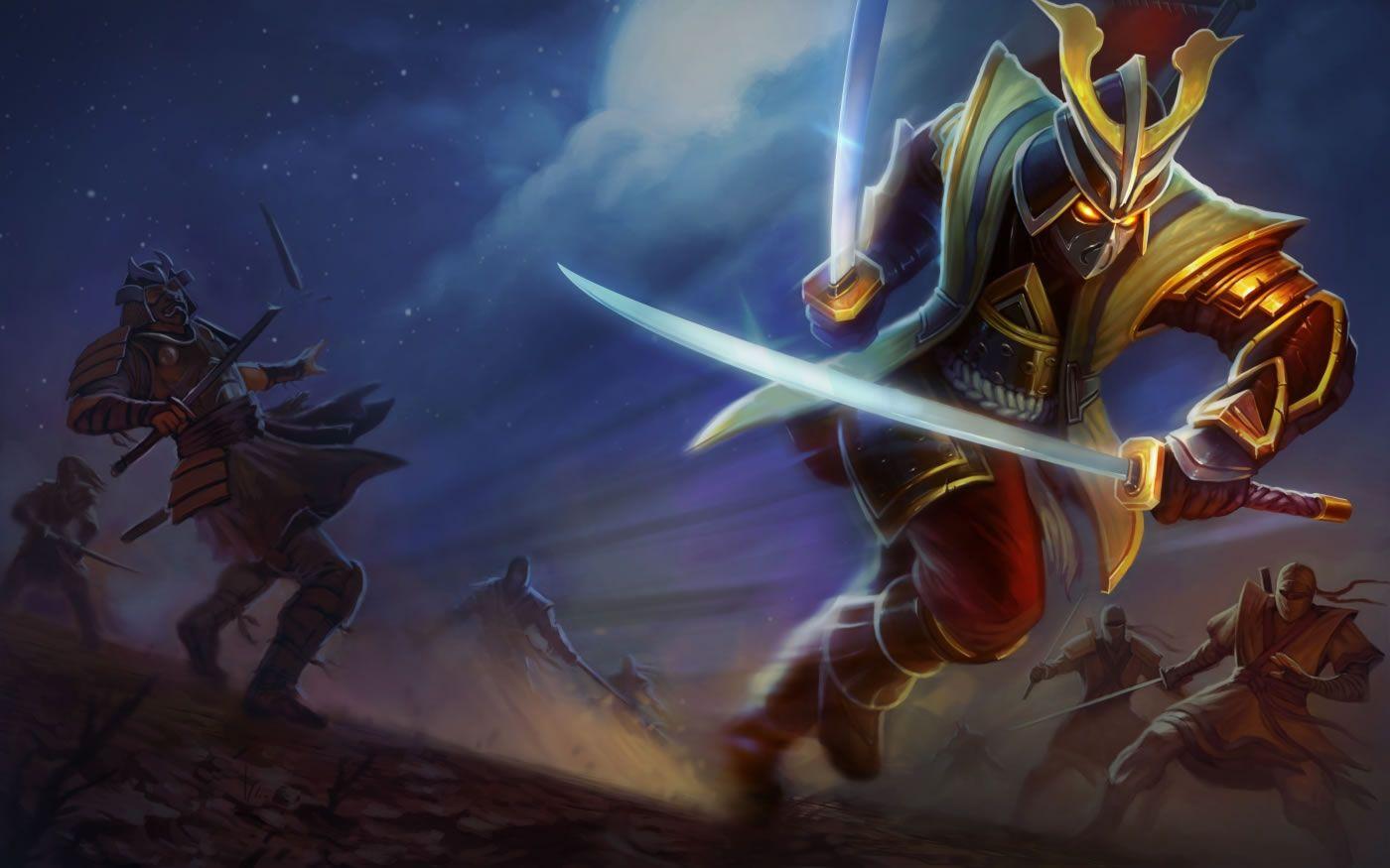 Warlord Shen Skin of Legends Wallpaper