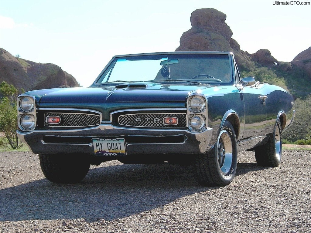 Pontiac GTO Dark Cars Wallpaper Desktop Background