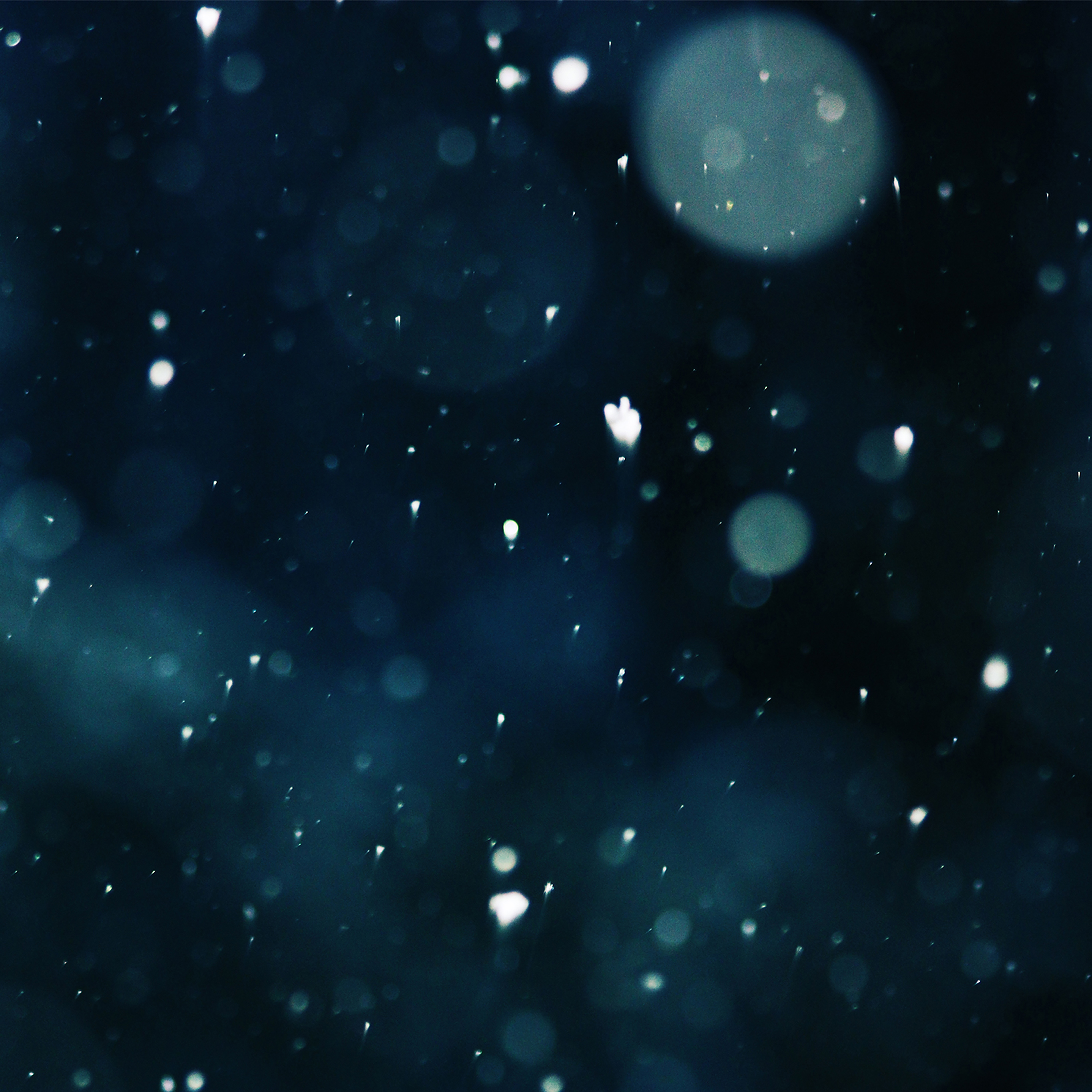 Snow Falling Nature Pattern Wallpaper
