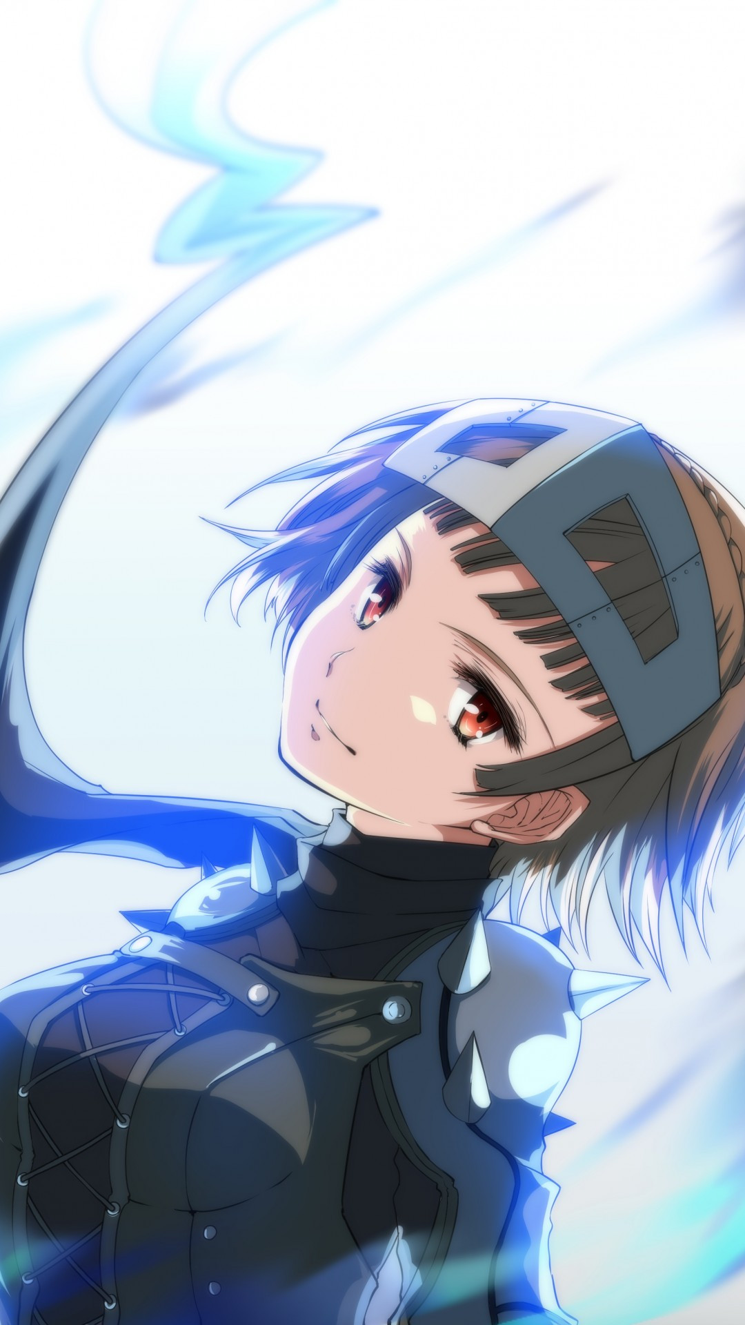 Download 1080x1920 Persona 5, Queen, Niijima Makoto, Smiling, Short Hair, Mask, Anime Style Games Wallpaper for iPhone 8, iPhone 7 Plus, iPhone 6+, Sony Xperia Z, HTC One