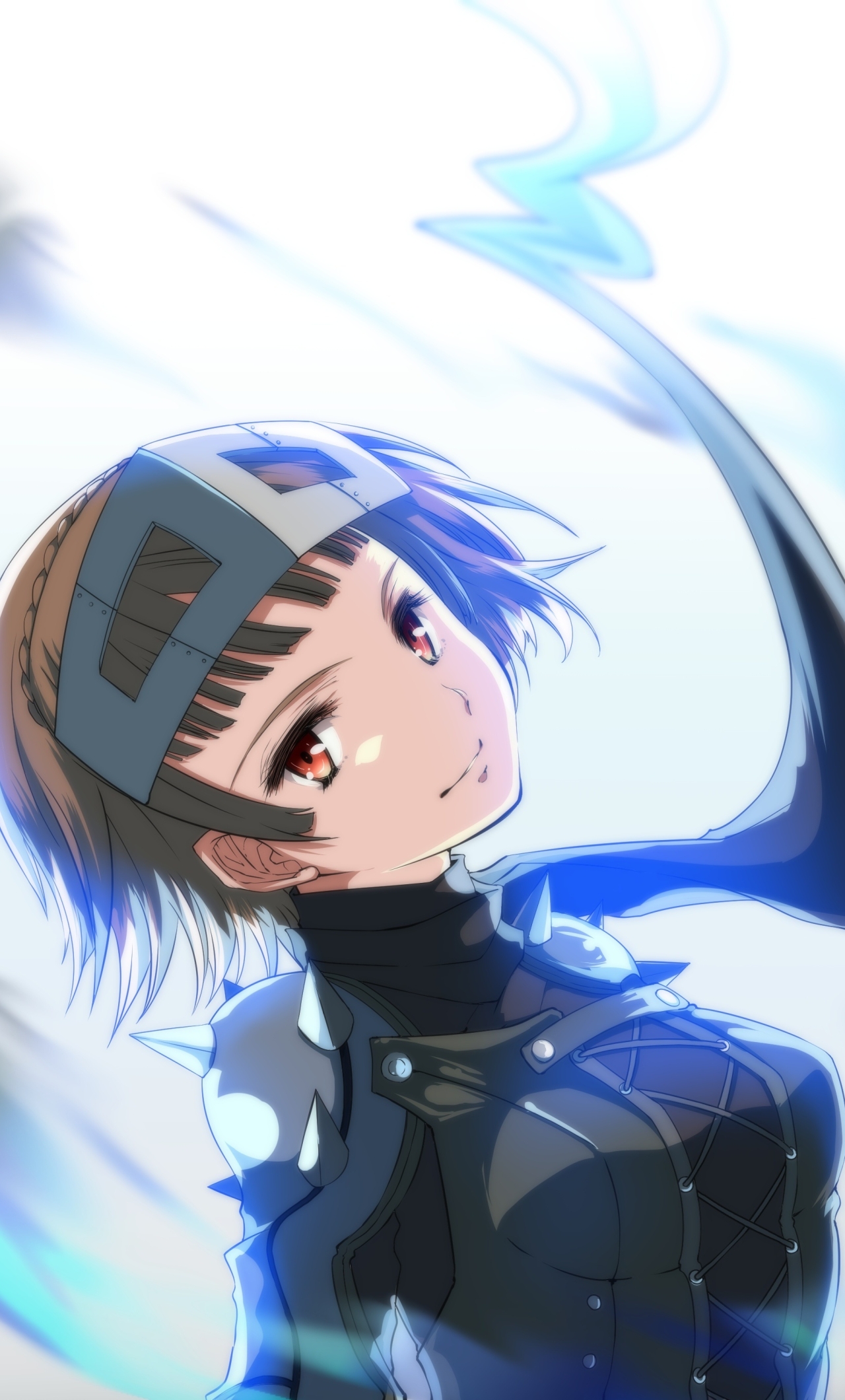 Wallpaper Short Hair, Anime Style Games, Niijima Makoto, Queen, Mask, Persona 5, Smiling:2150x3035