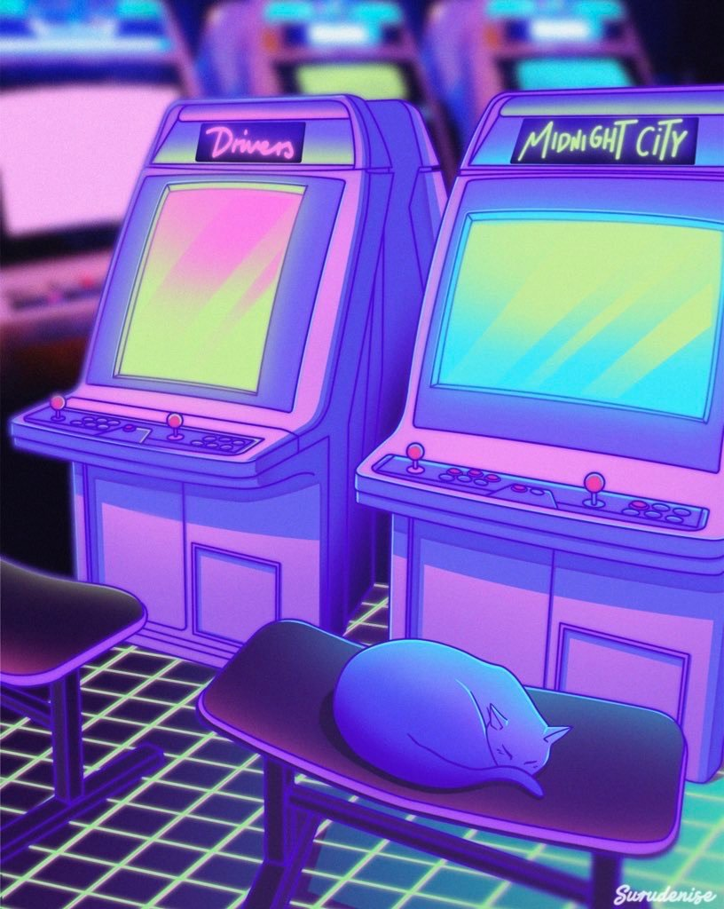 ArtStation - Night Life Serie - Arcade