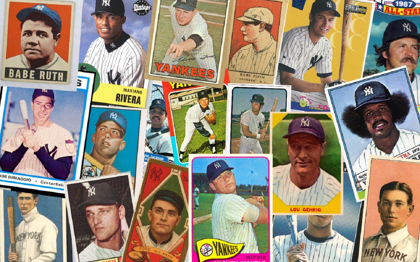 Classic Baseball Cards wallpaperx900