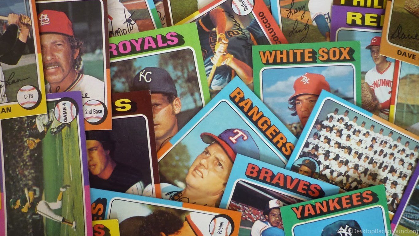 A Baseball Card Collector Wallpaper Desktop Background
