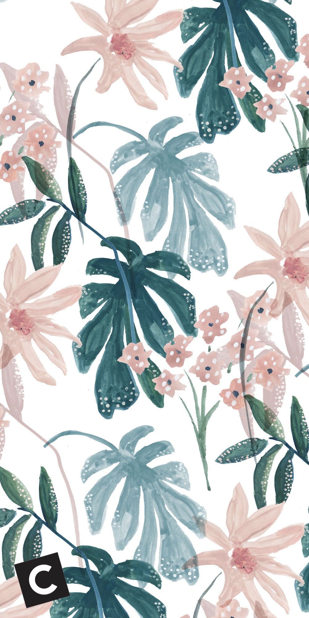 Summer Floral Collection 2019. iPhone wallpaper pattern, Cute wallpaper background, Cute wallpaper