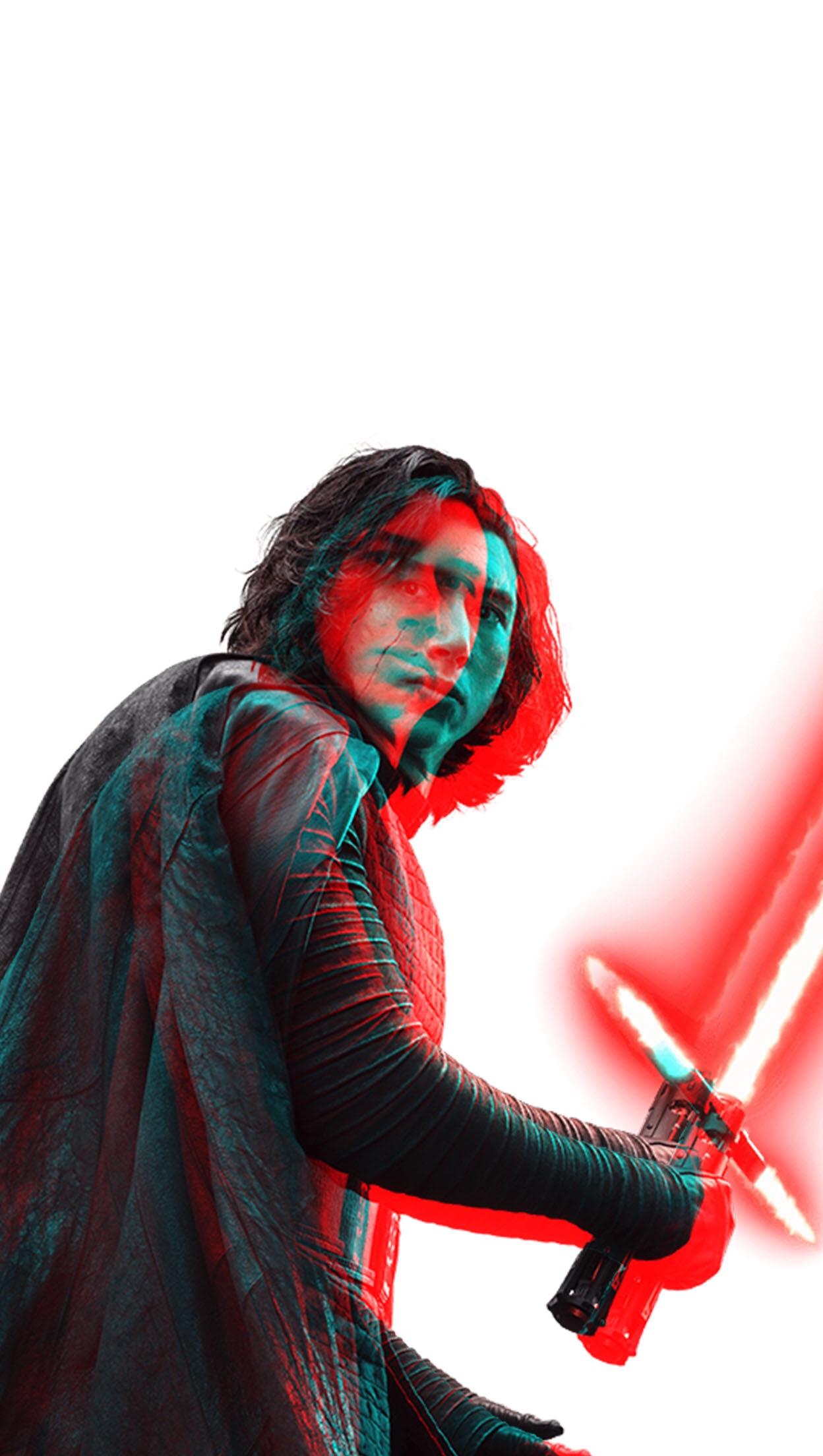 Made this Kylo Ren wallpaper for my phone if anyone else wants it?