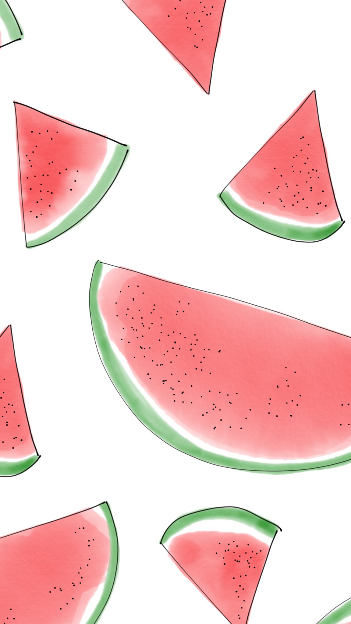 Watermelon Sweet and Free iPhone 7 Wallpaper