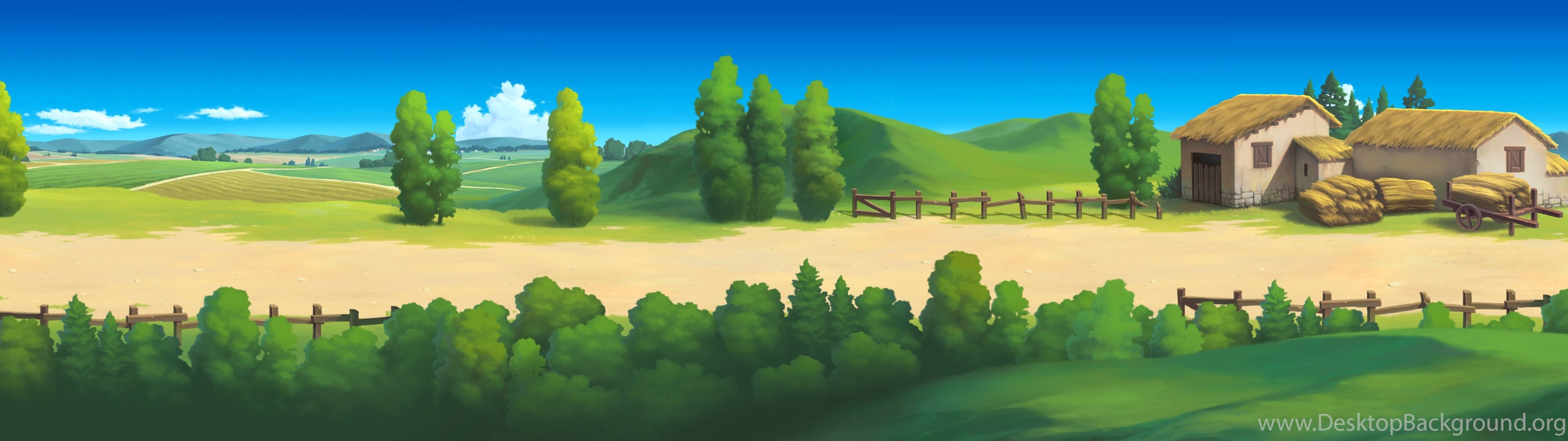 2D Game Background Resource By Painterhoya Desktop Background