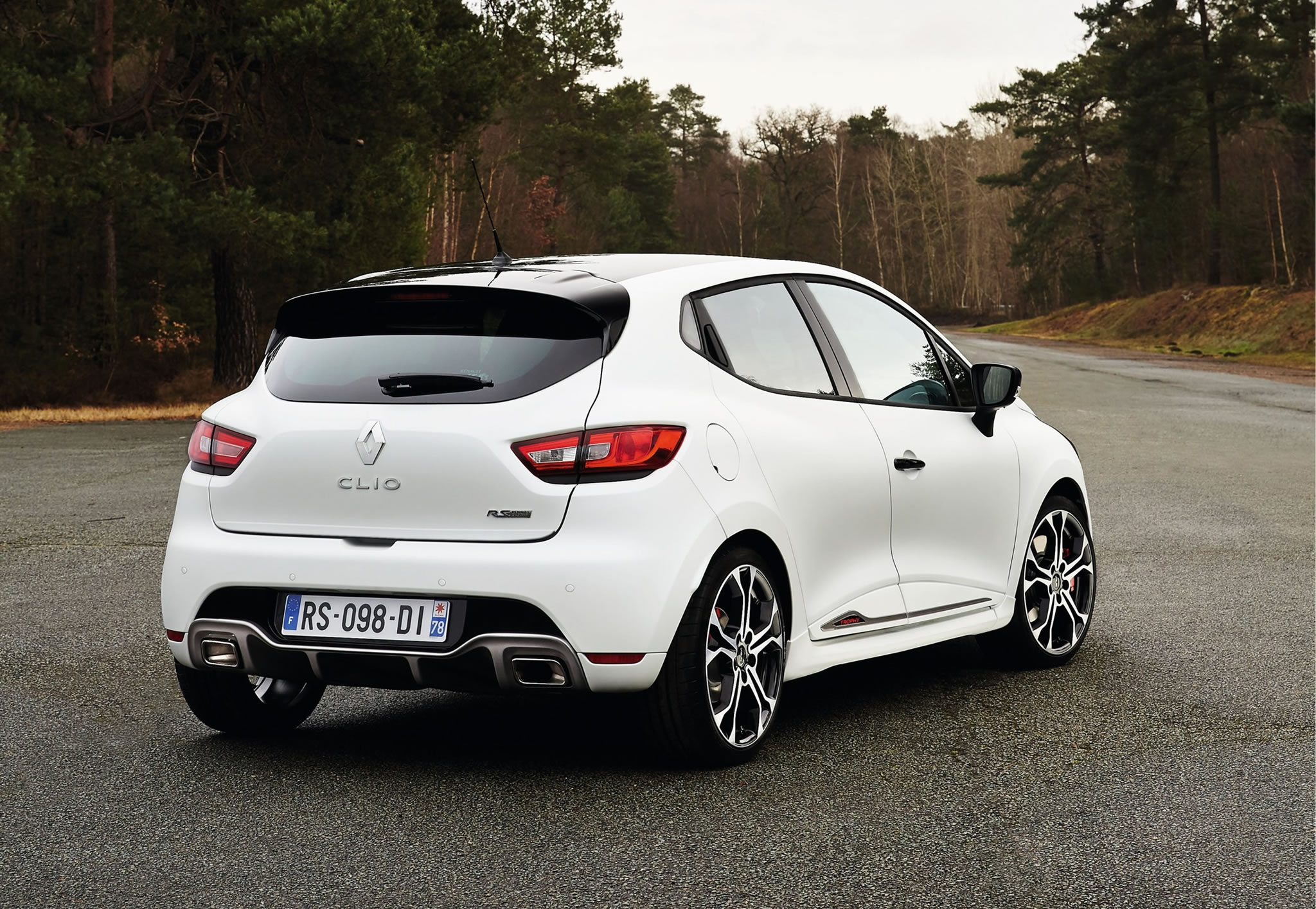 Renault Clio R.S. 220 EDC Trophy Photo, Glacier White Paint, Size 2048 X 1415, Nr. 9 14