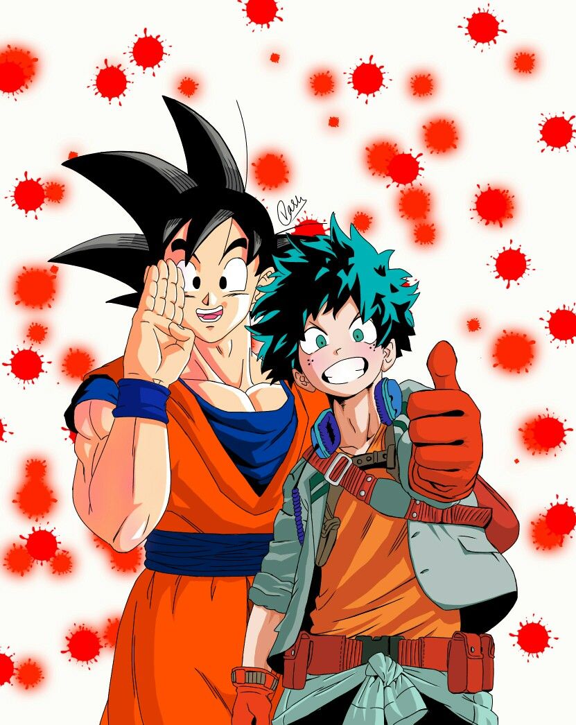 Goku and Deku. Anime, Goku, Dragon ball z