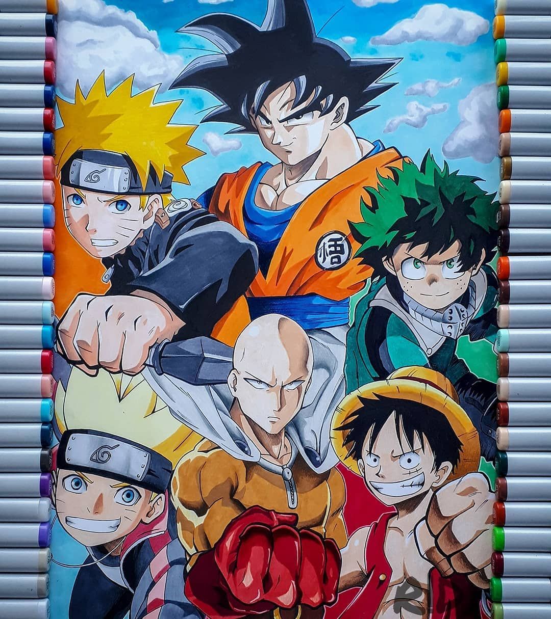 Goku X Deku Wallpaper