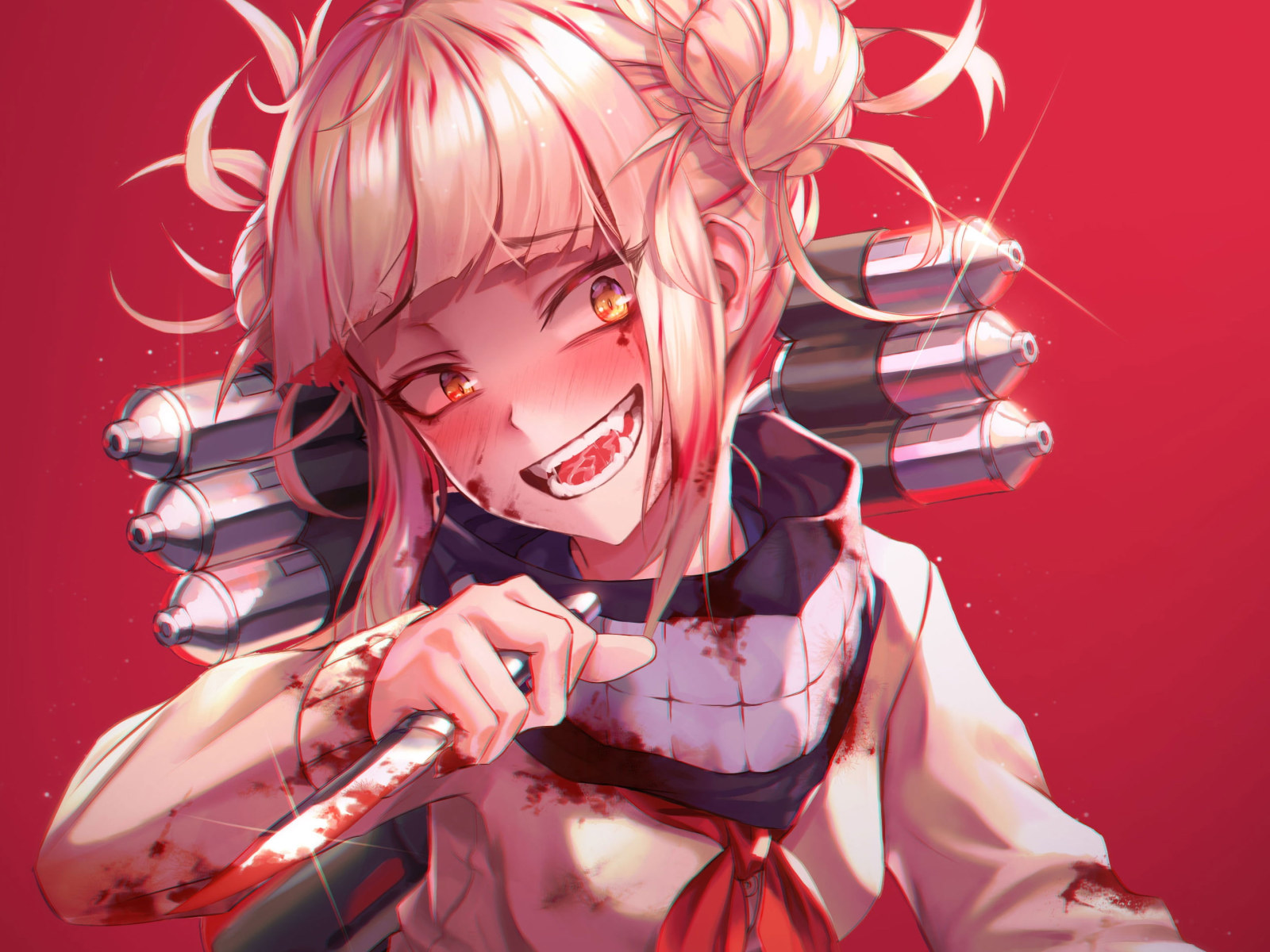 Wallpaper Anime, My Hero Academia, Blonde, Blood, Girl • Wallpaper For You