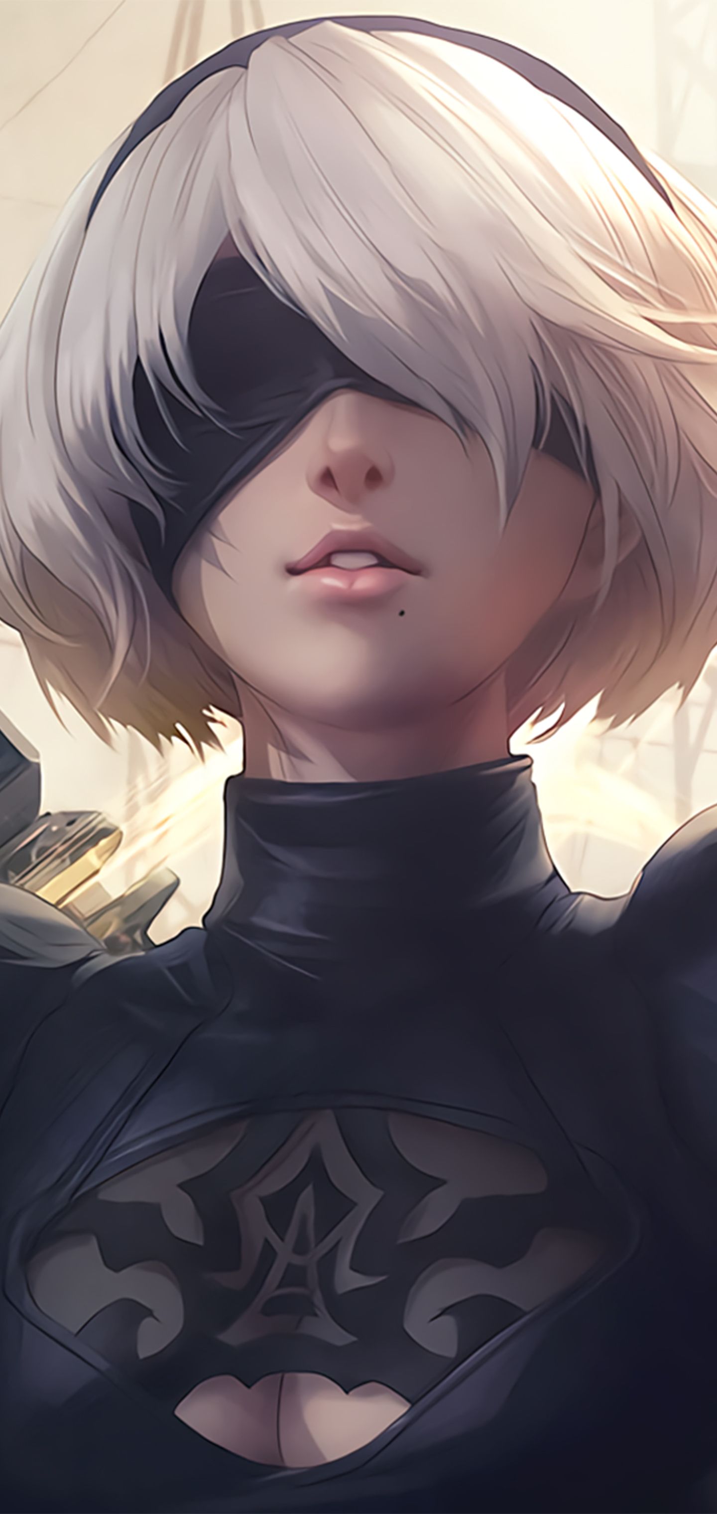 NieR:Automata 2Bk Wallpaper. Arte de menina de anime, Como desenhar anime, Desenho anjo