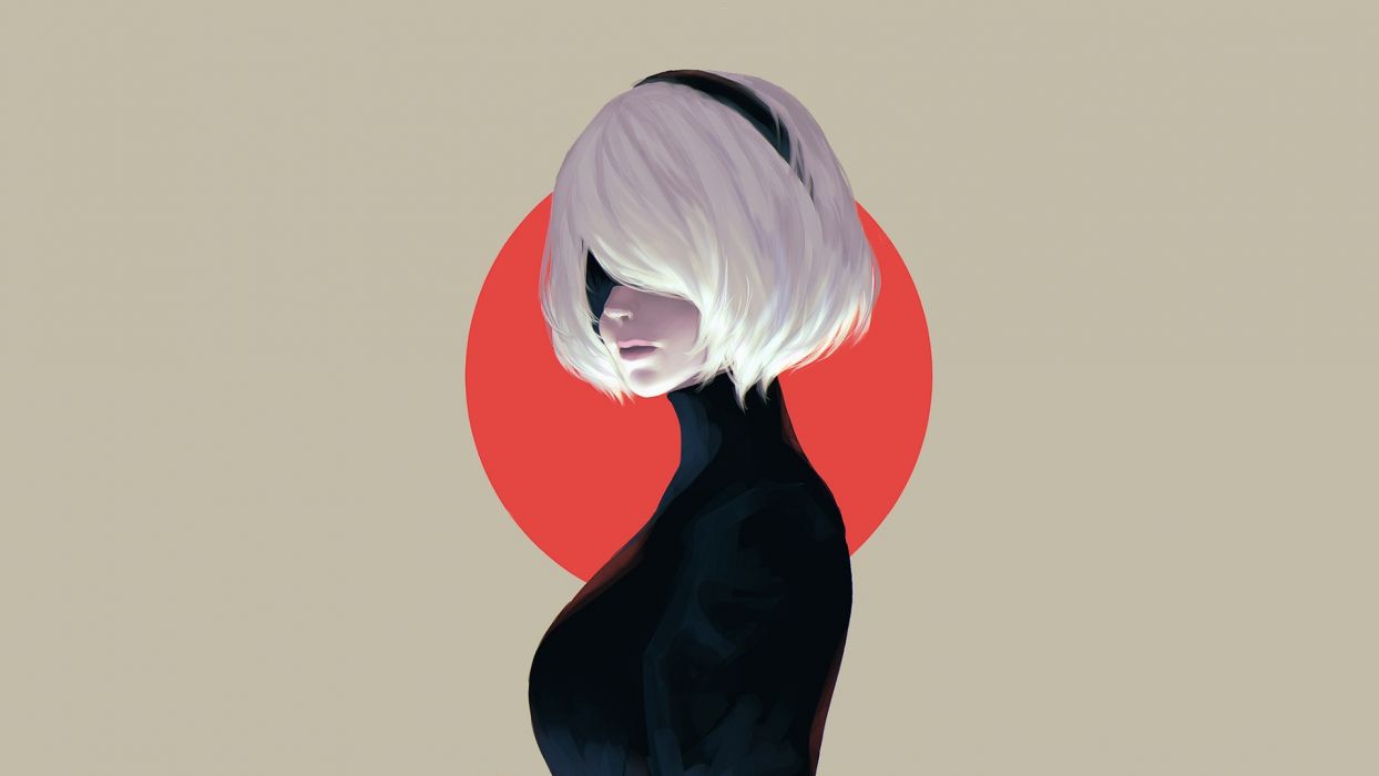 Yorha 2b Nier Automata Game Girl (16223) Wallpaperx1080