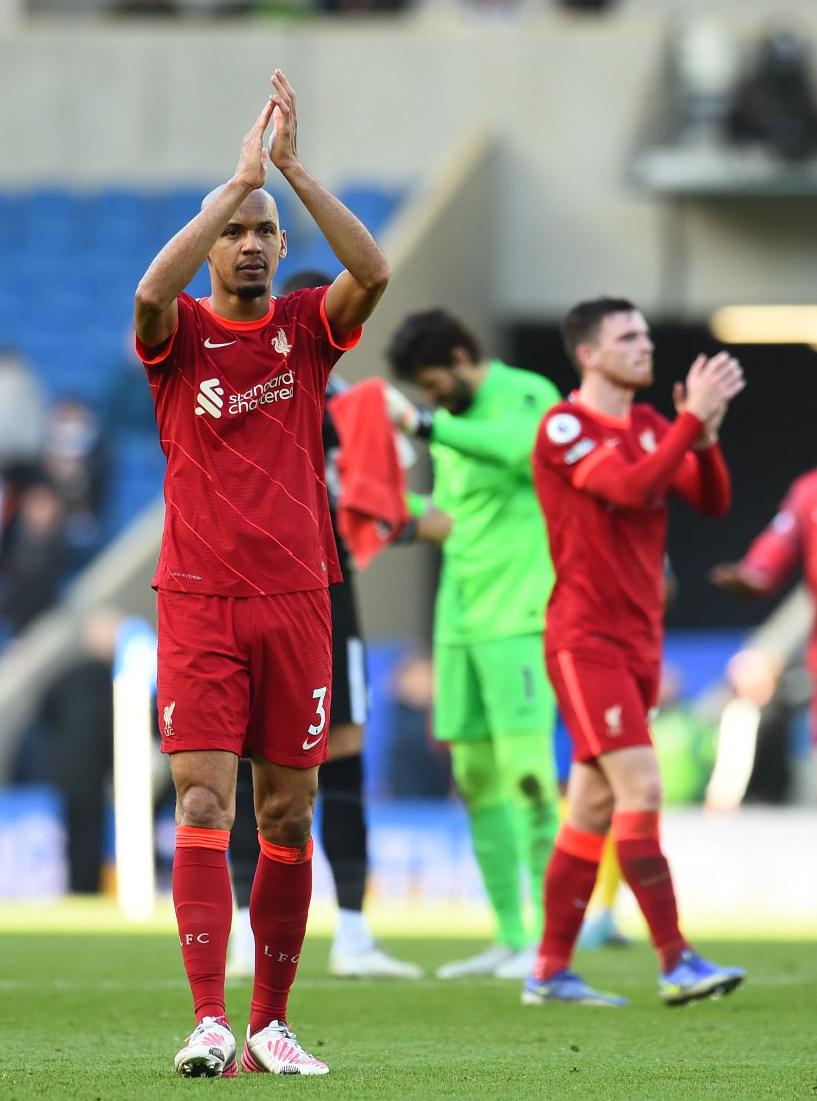 Fabinho big points today. We keep going! #YNWA