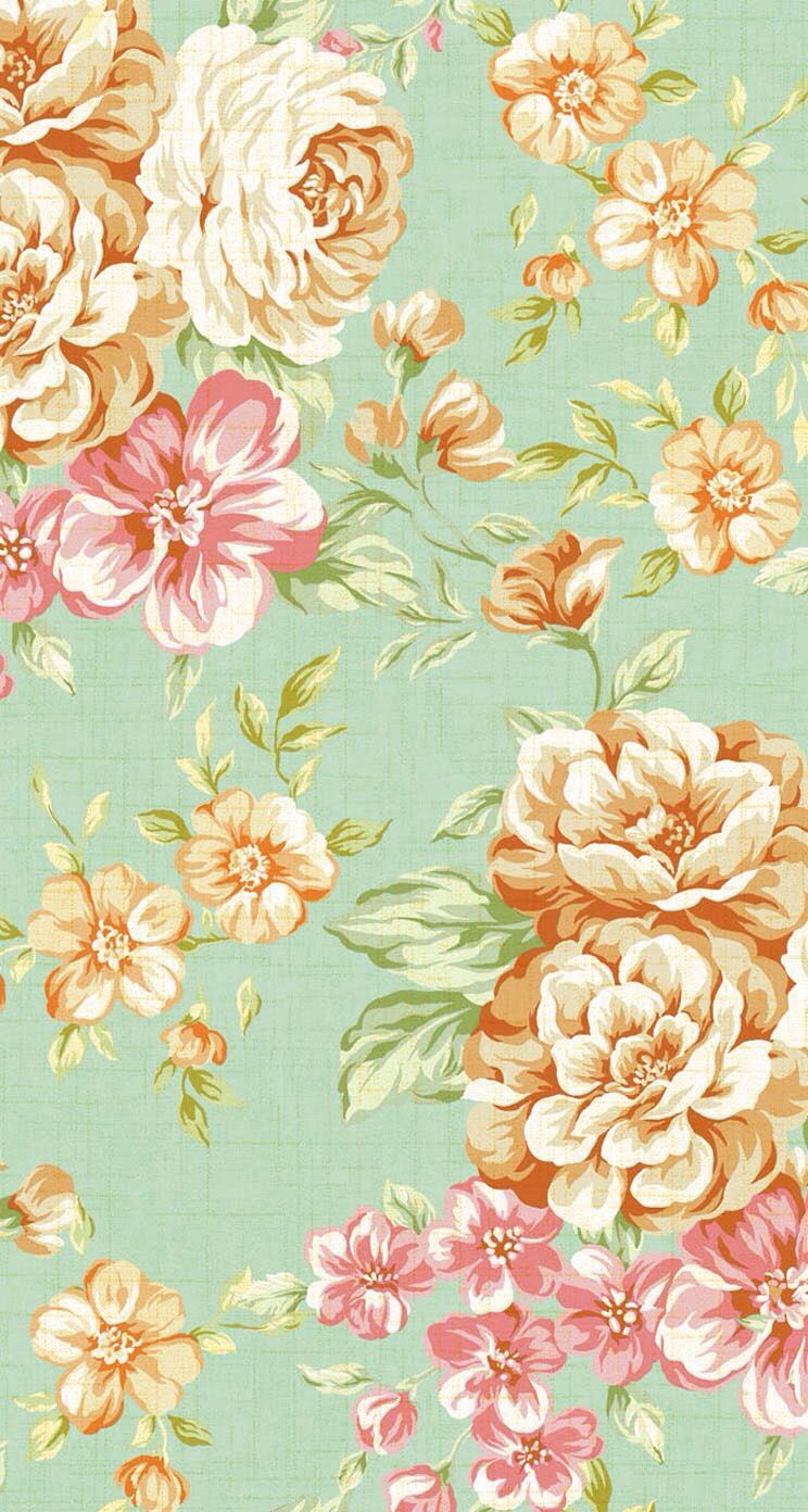 Girly Vintage Floral Wallpaper 2020