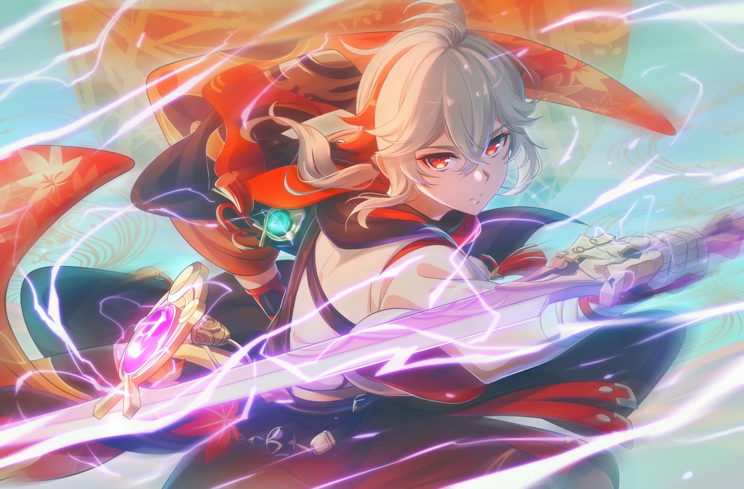 Kaedehara Kazuha (Genshin Impact) HD wallpaper HD wallpaper, background