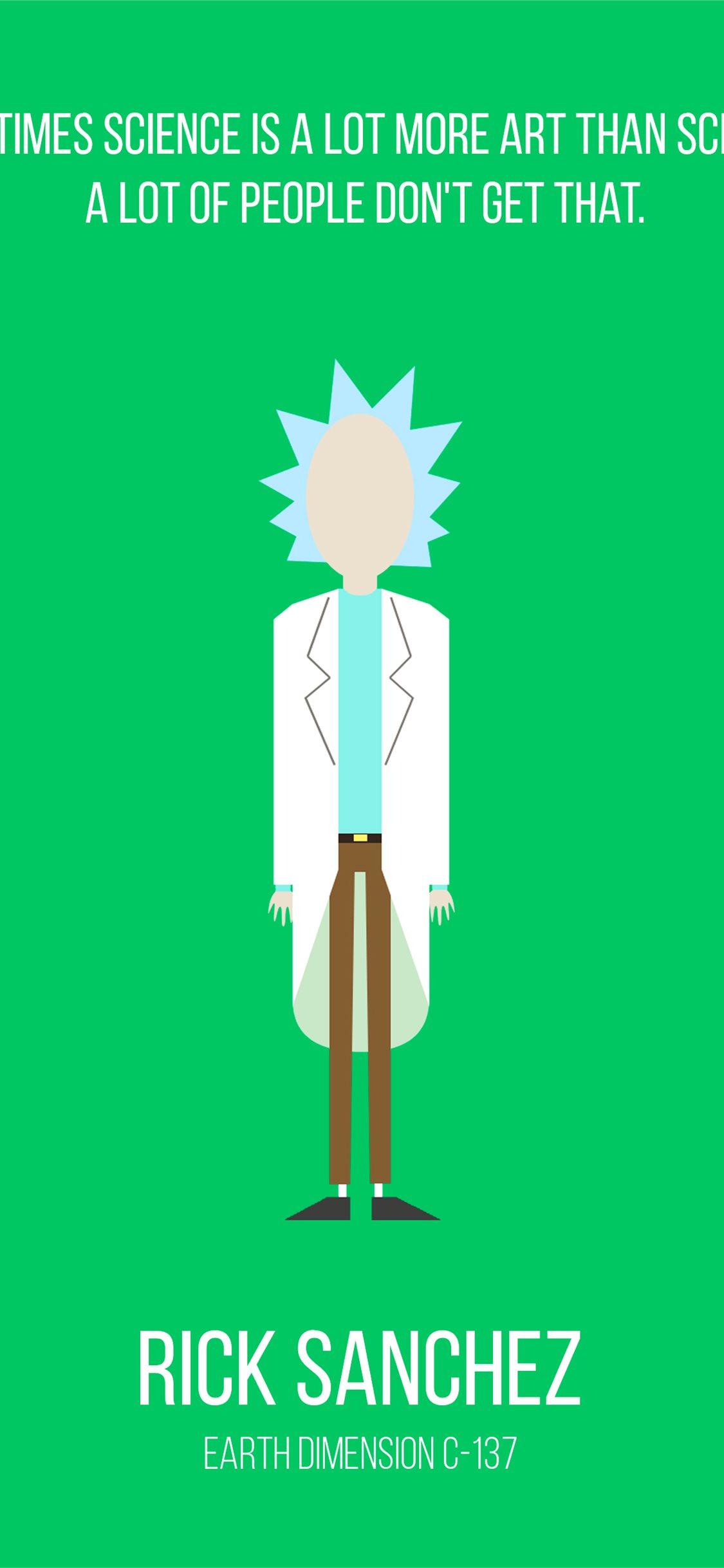 Latest Rick and morty iPhone HD Wallpaper