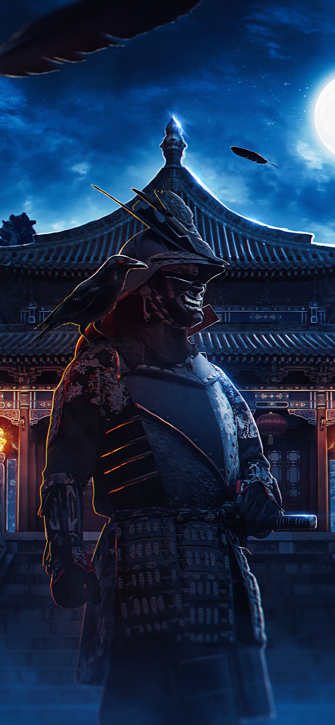 Samurai Wallpaper 4K, Bushido, Warrior, Japan, Middle Ages, Graphics CGI