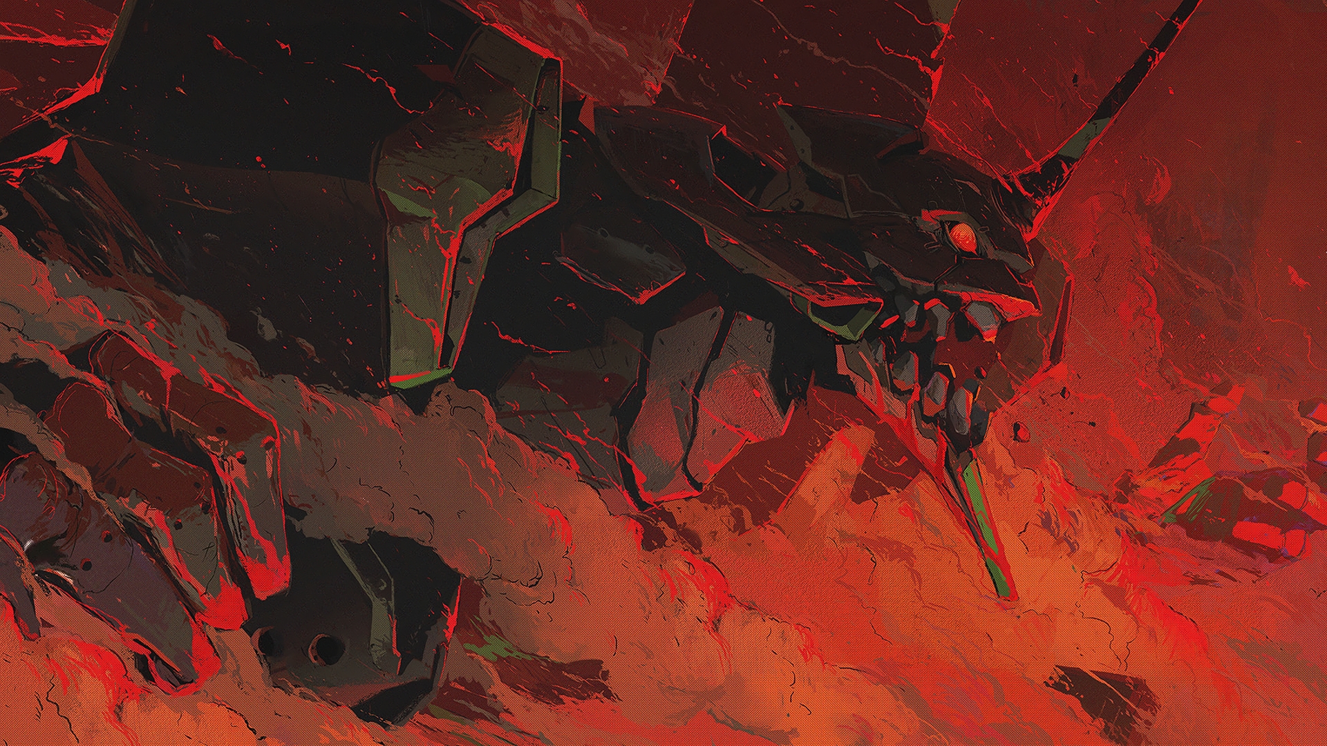 Desktop Wallpaper Neon Genesis Evangelion, Anime Art, HD Image, Picture, Background, 0c6057