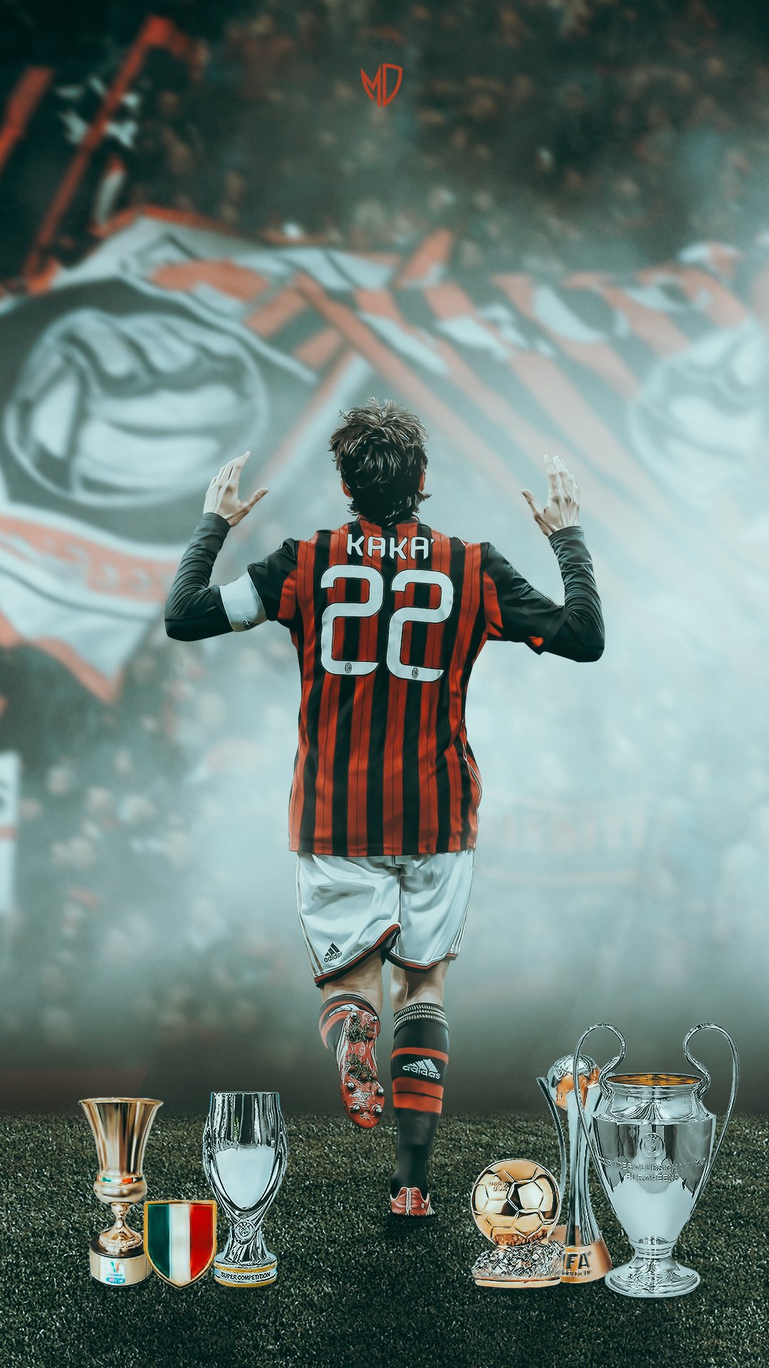 MilanDigital #Kaká Mobile Wallpaper #forzamilan #RK22 # ACMilan