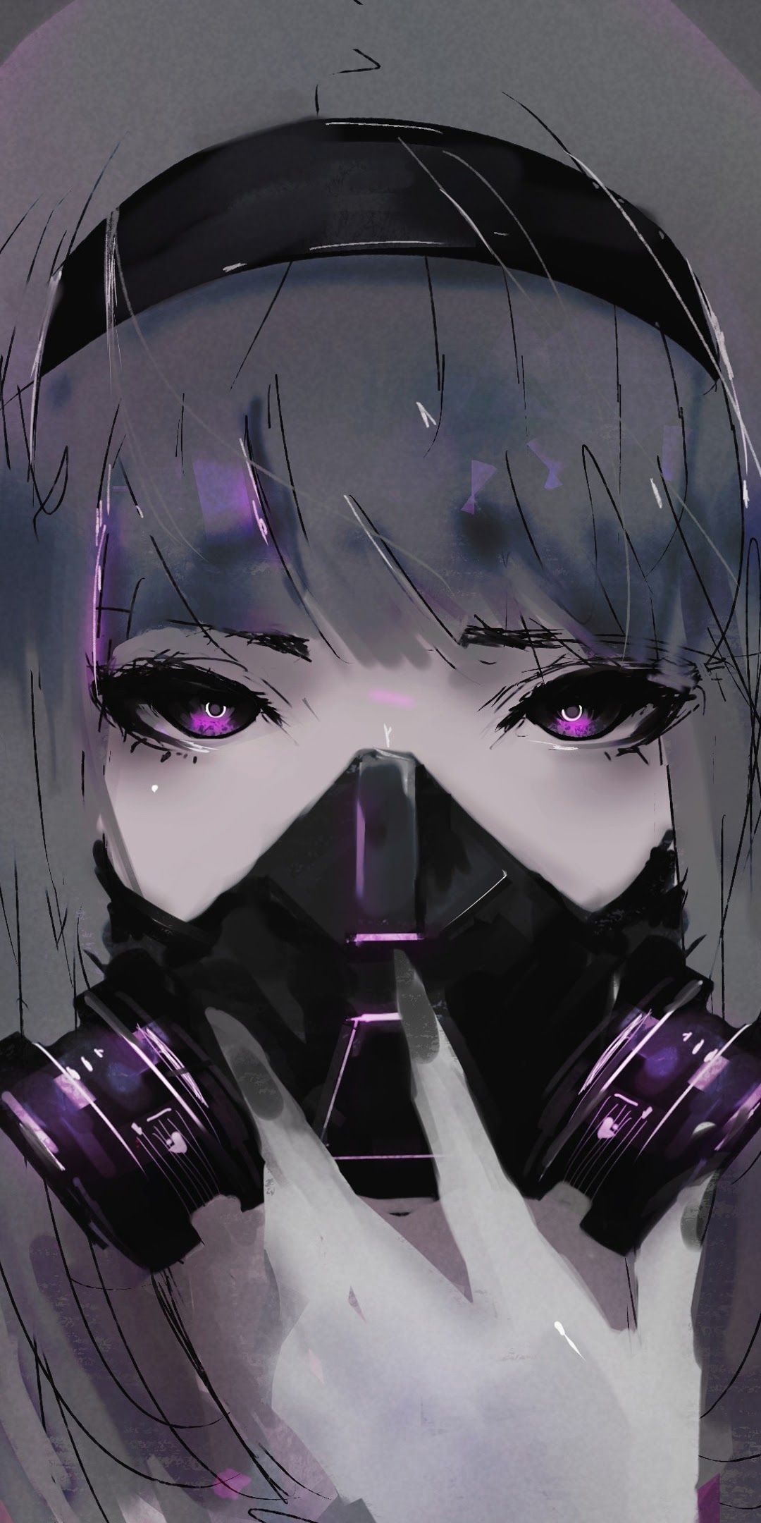 Coolest Anime With Face Mask Wallpaper