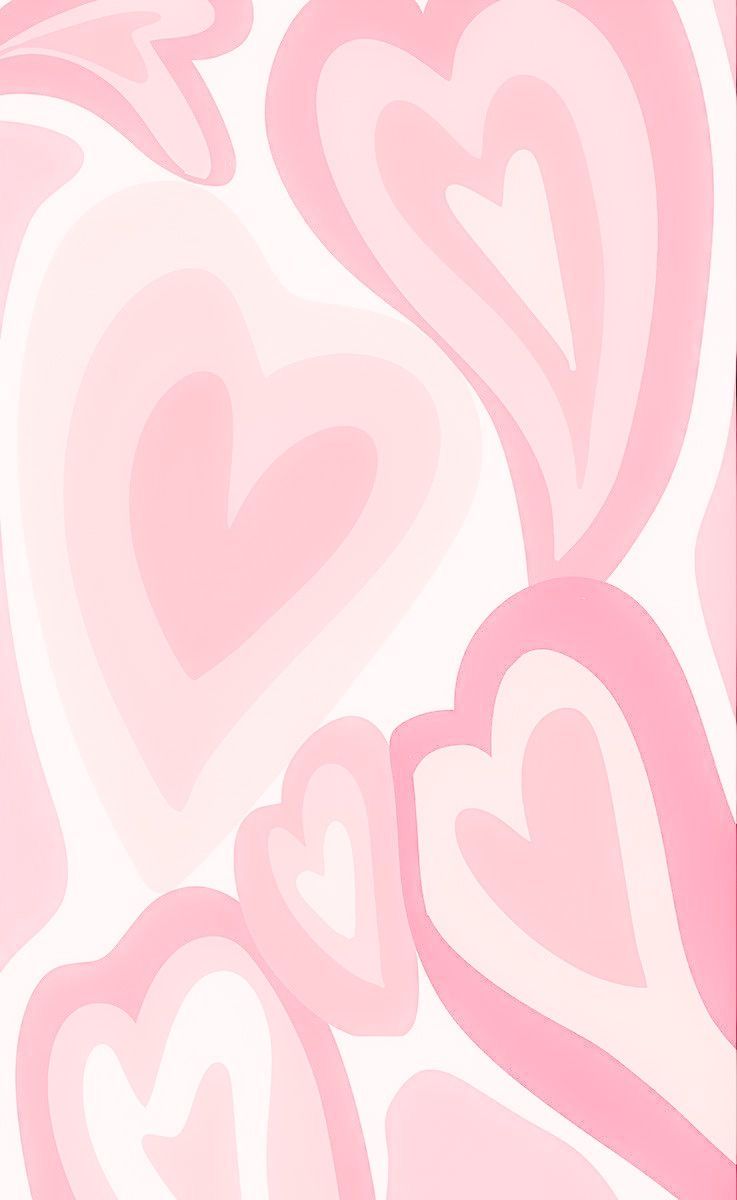 Aesthetic Pink Heart Wallpaper